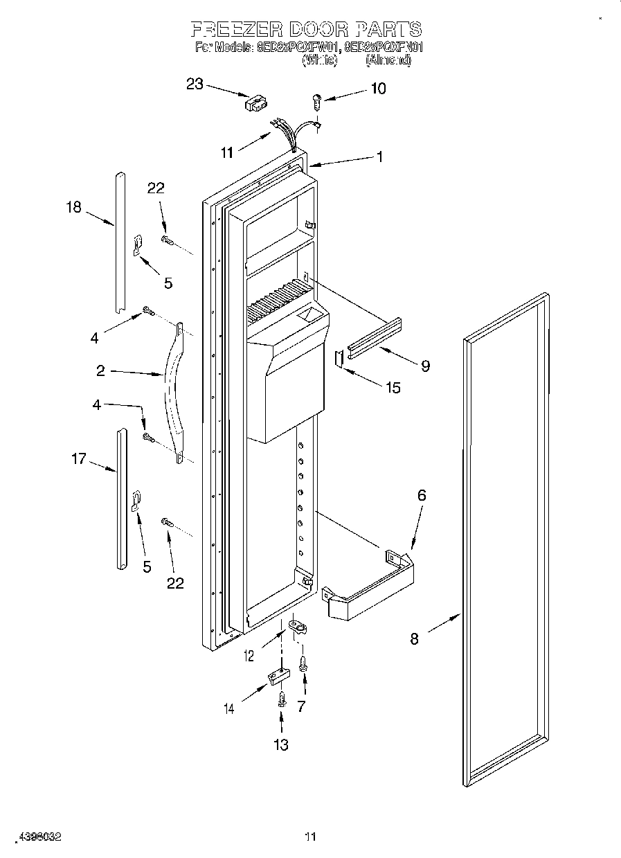 07 - FREEZER DOOR