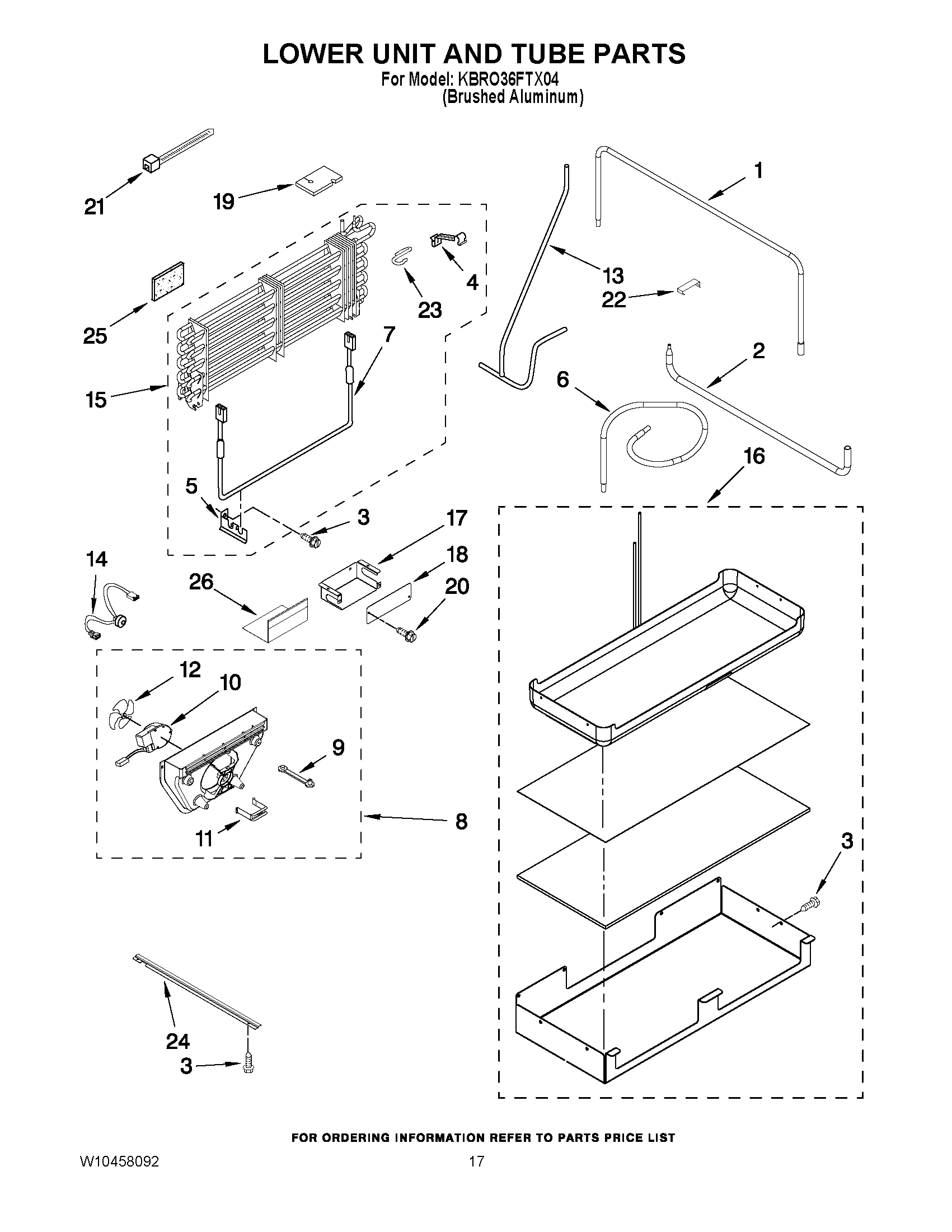 10 - LOWER UNIT AND TUBE PARTS