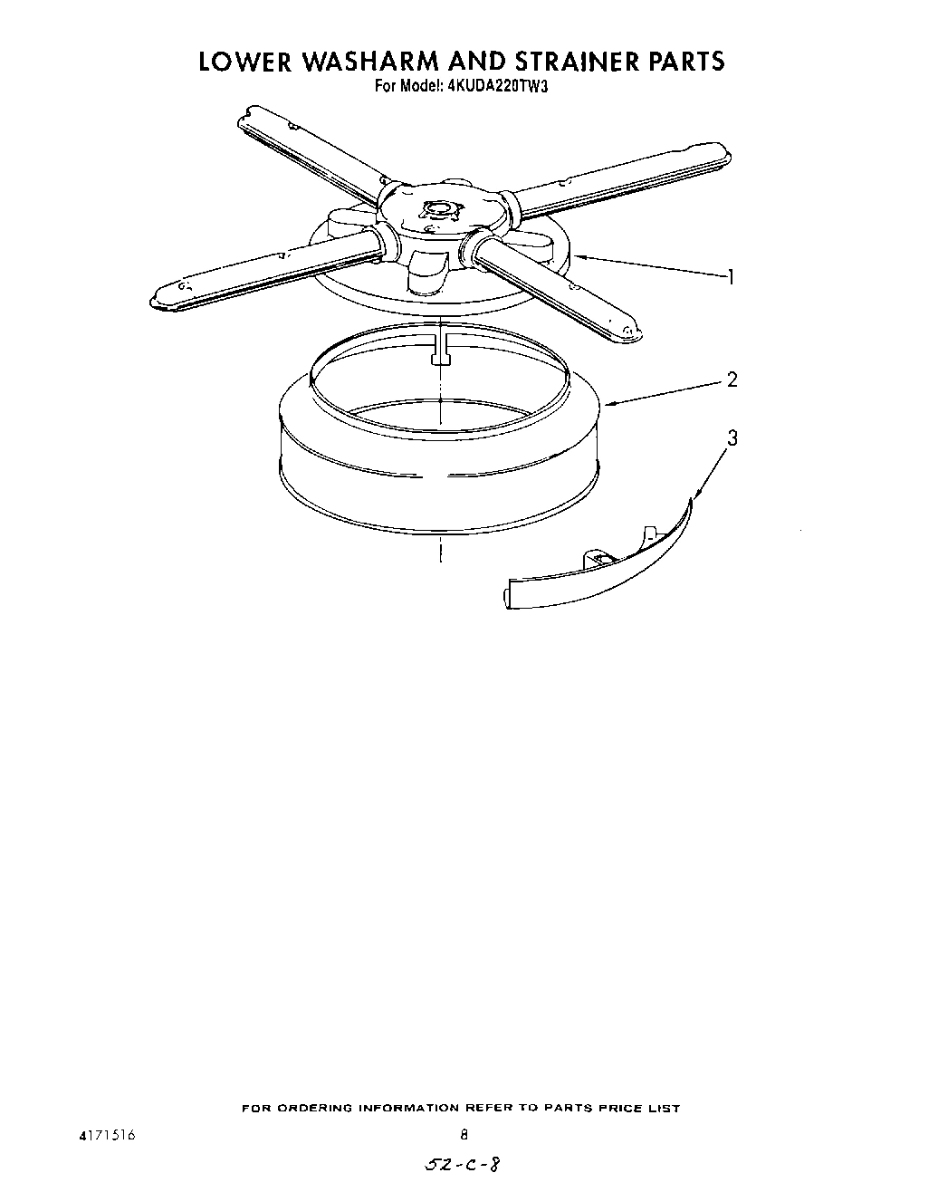 06 - LOWER WASHARM AND STRAINER