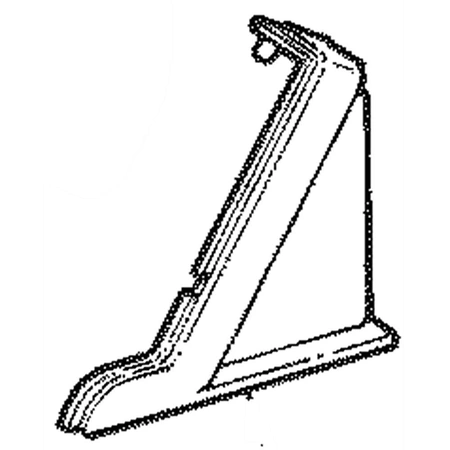WH42X10678 GE End Cap Right Hand White