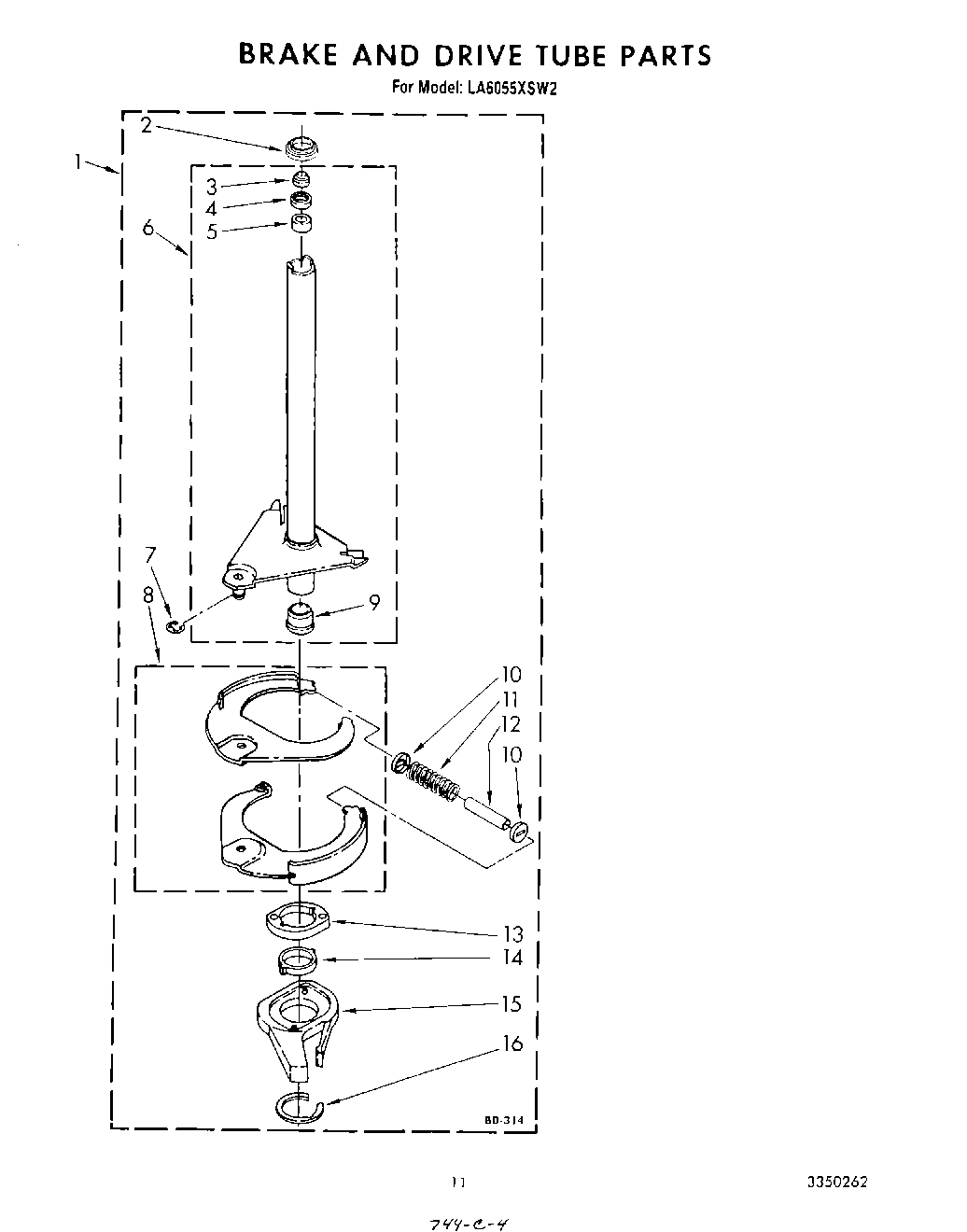 09 - BRAKE AND DRIVE TUBE