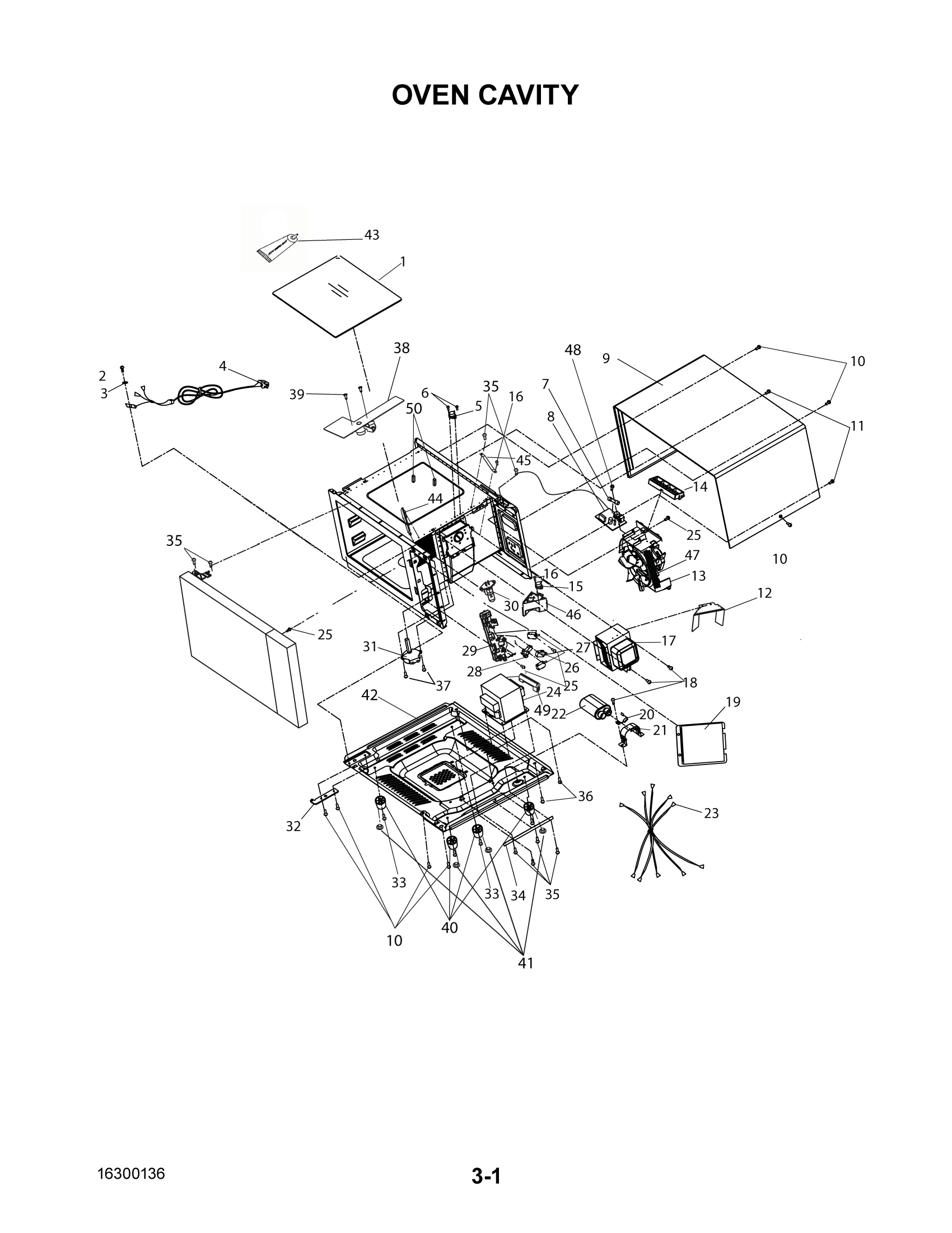 OVEN CAVITY
