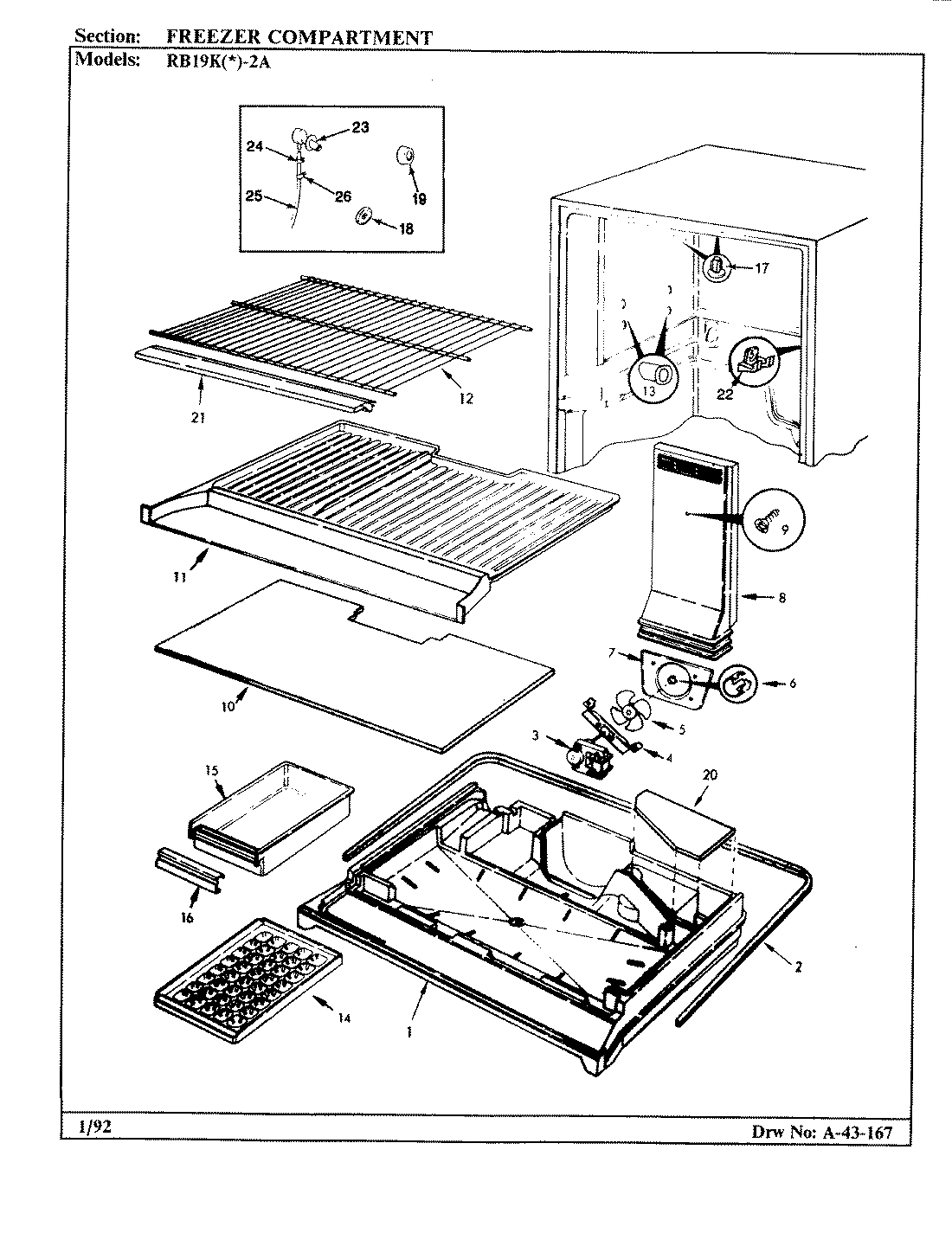 01 - FREEZER COMPARTMENT