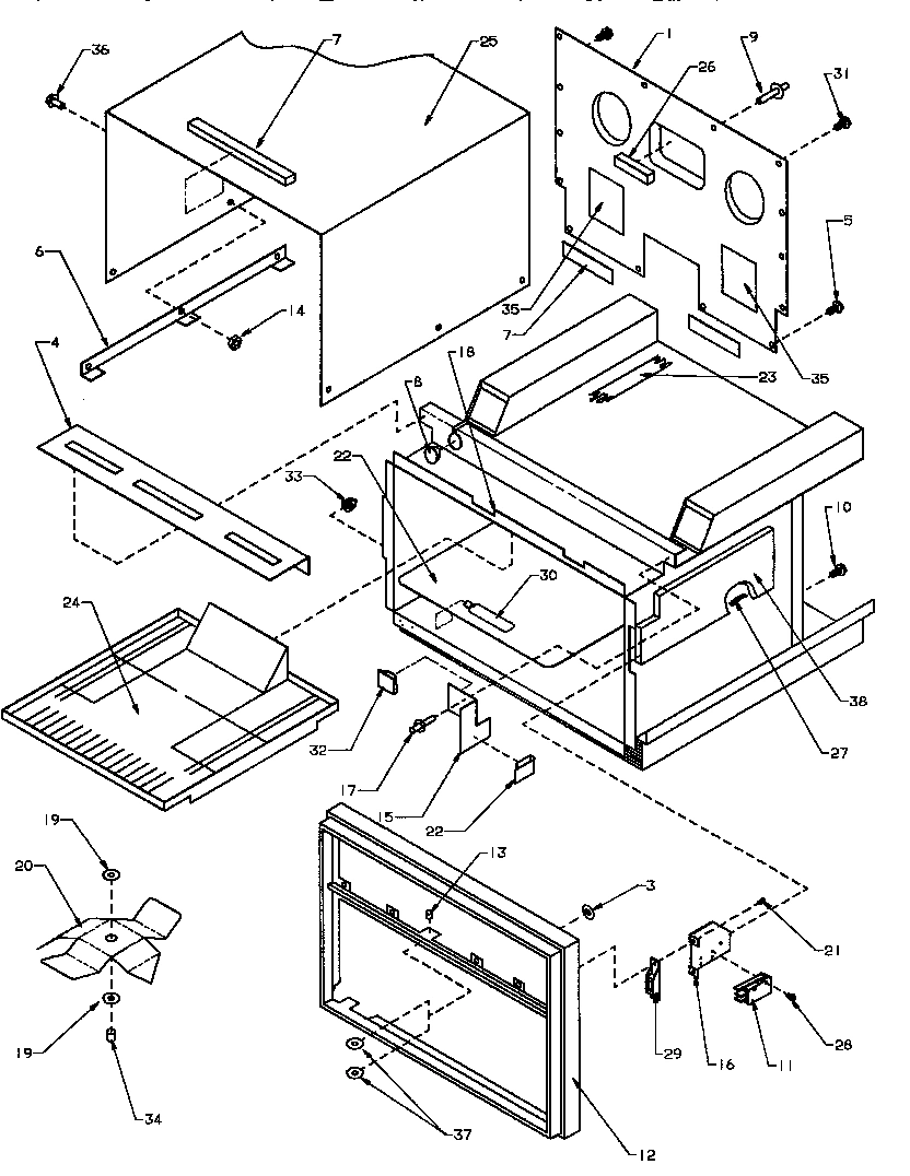 01 - CAVITY ASSY AND ELECTRICAL COMPONENTS