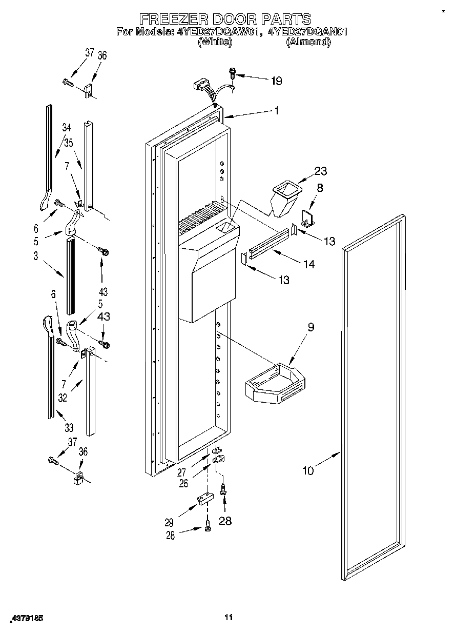 07 - FREEZER DOOR