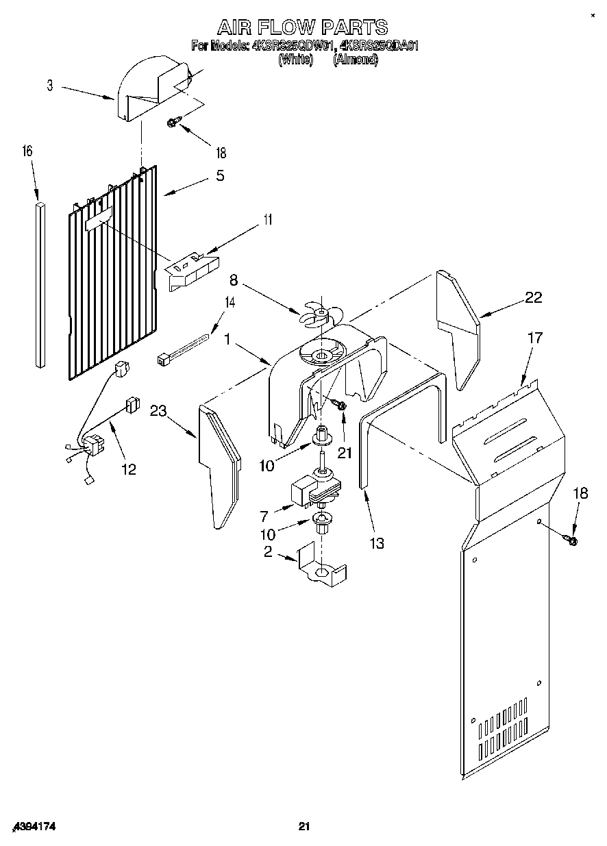 12 - AIR FLOW, LIT/OPTIONAL