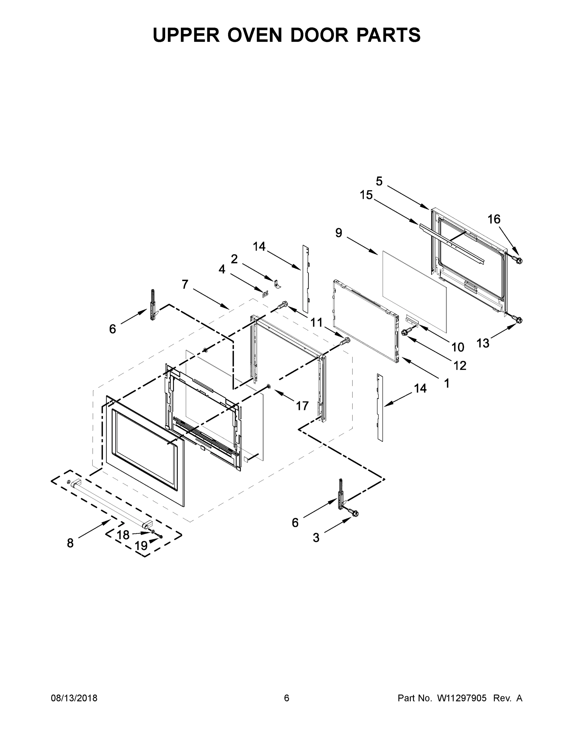 04 - UPPER OVEN DOOR PARTS