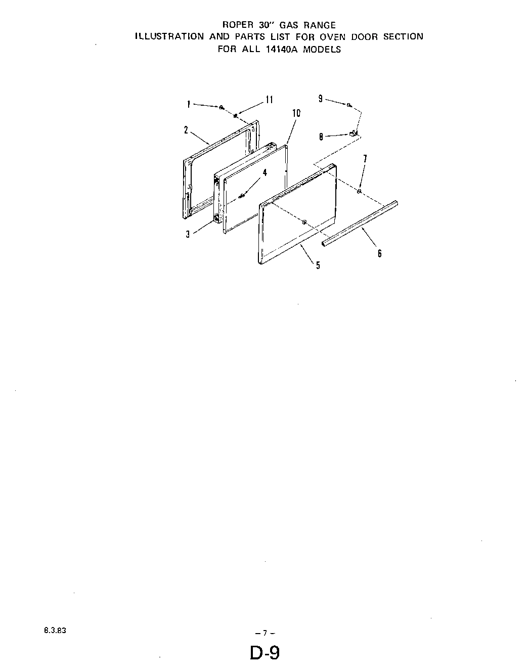 06 - OVEN DOOR