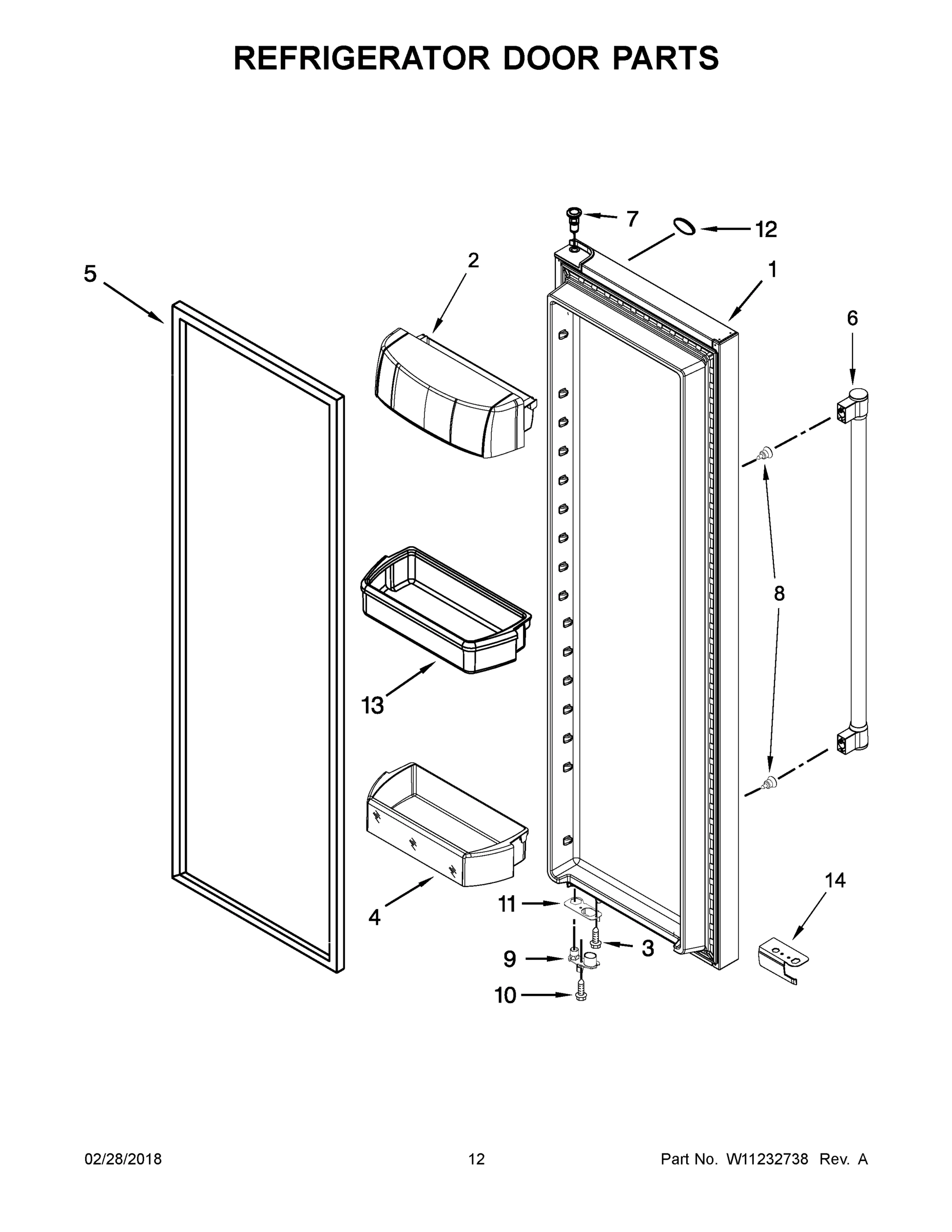 07 - REFRIGERATOR DOOR PARTS