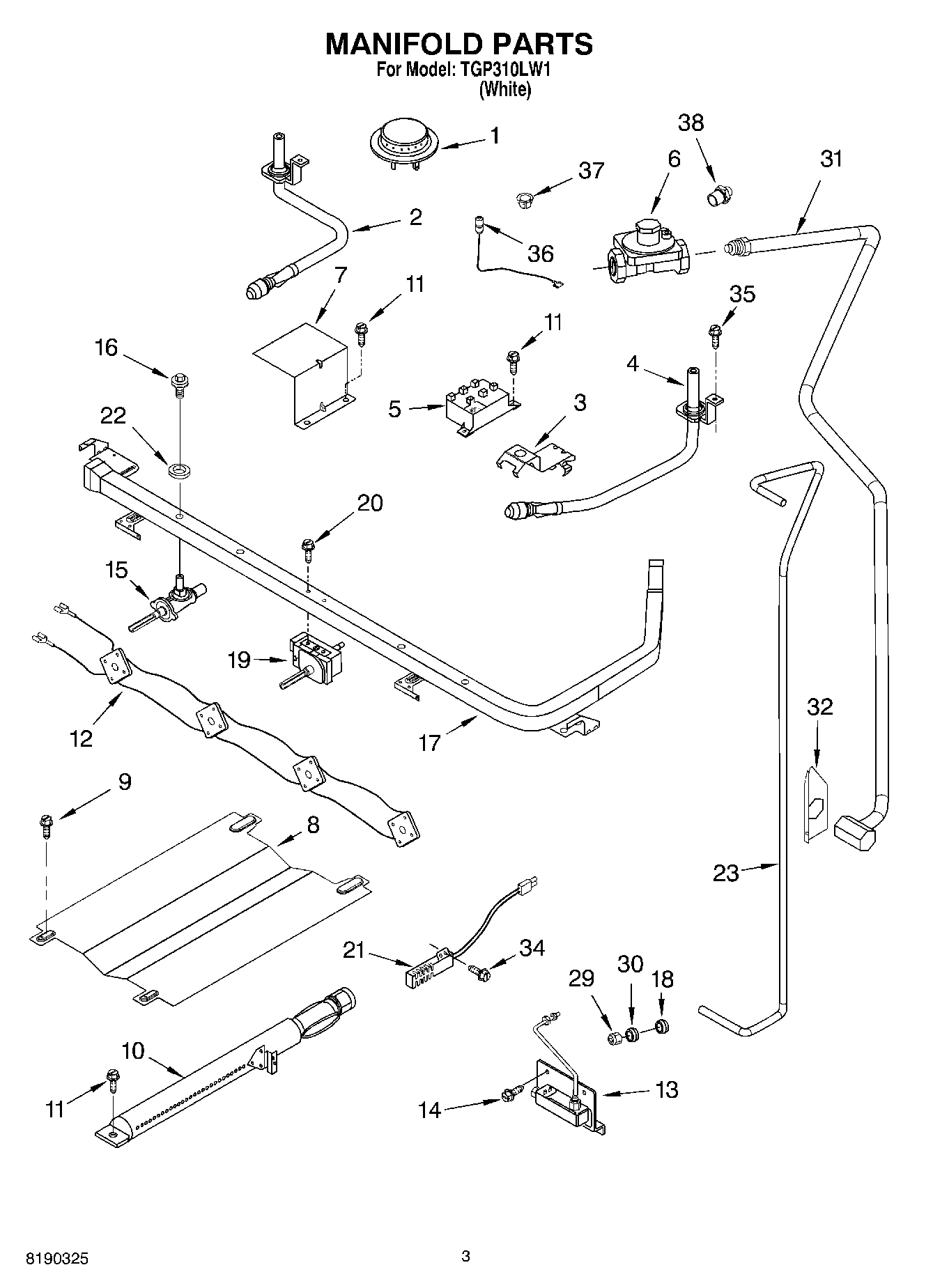 03 - MANIFOLD PARTS