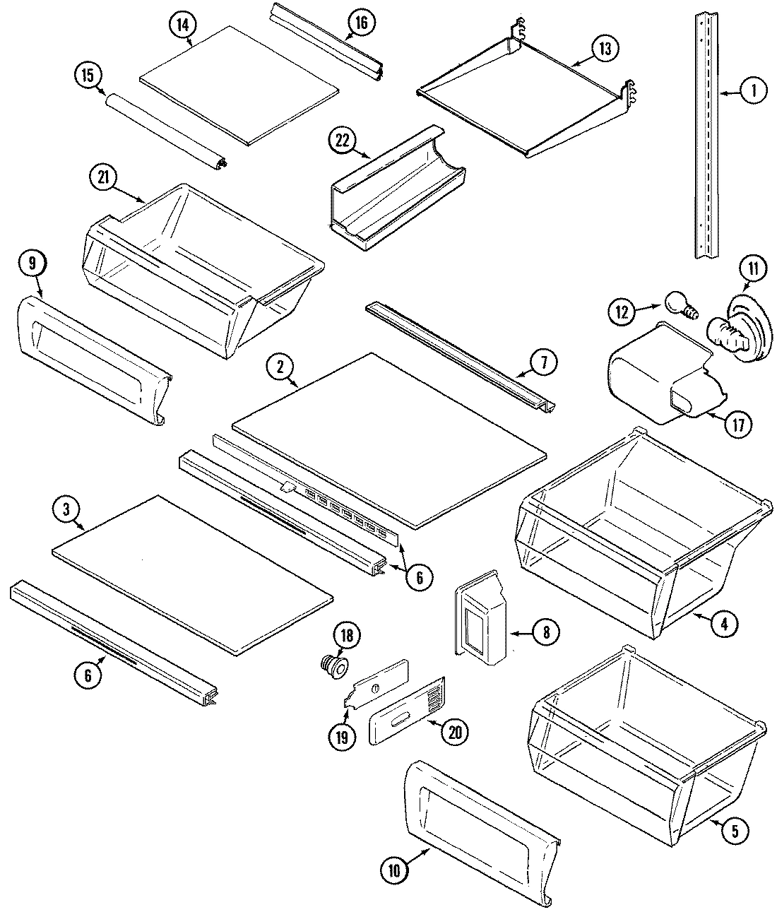11 - SHELVES & ACCESSORIES