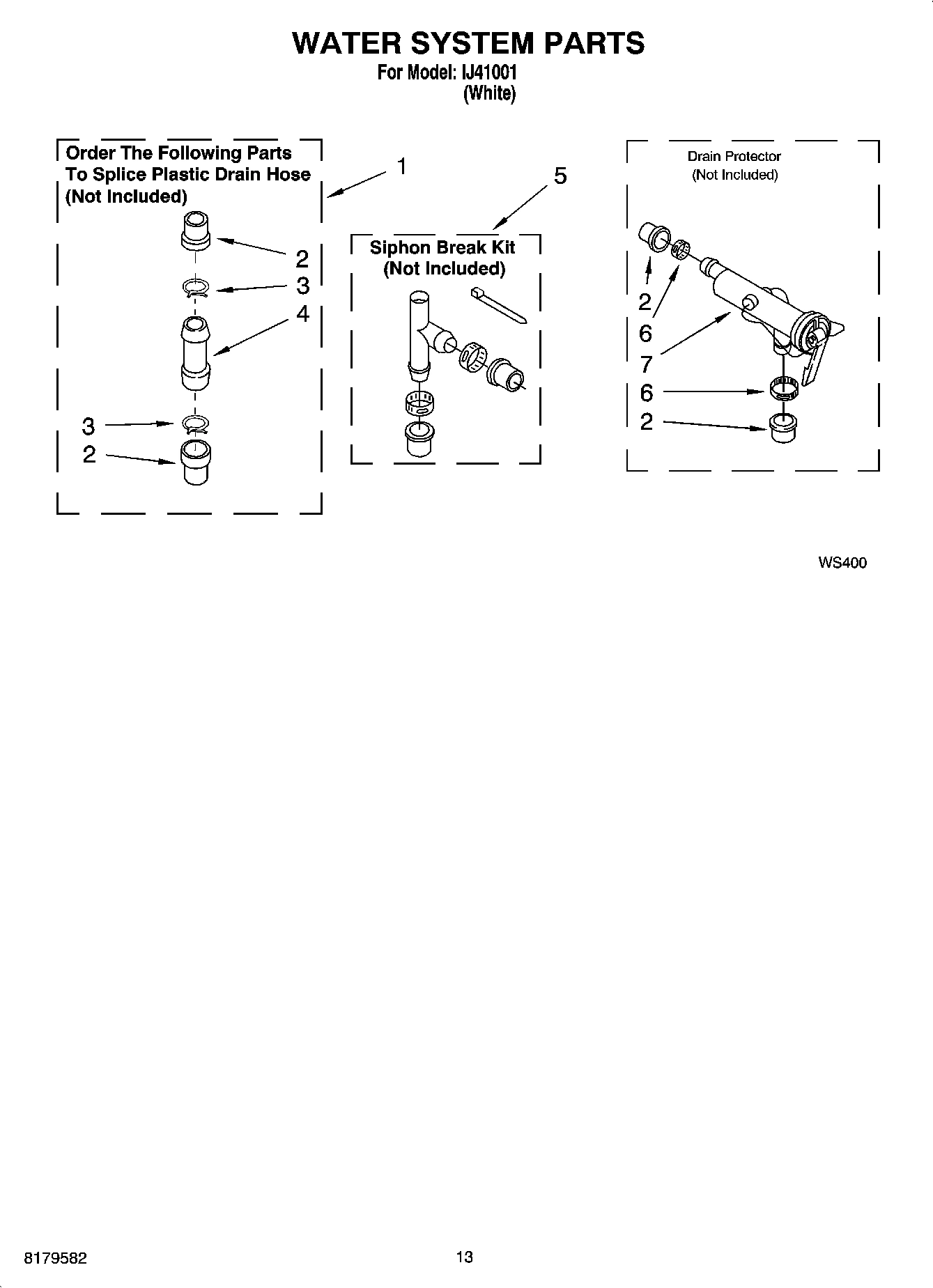 09 - WATER SYSTEM PARTS