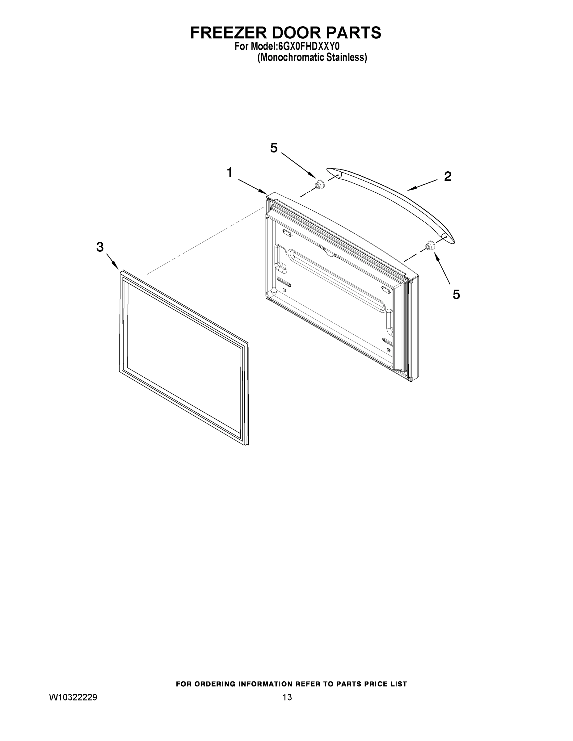 07 - FREEZER DOOR PARTS