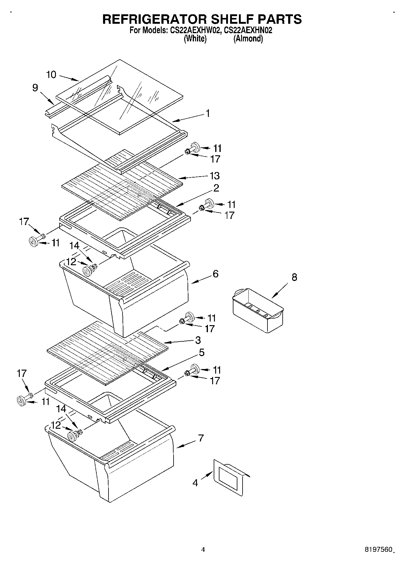 03 - REFRIGERATOR SHELF