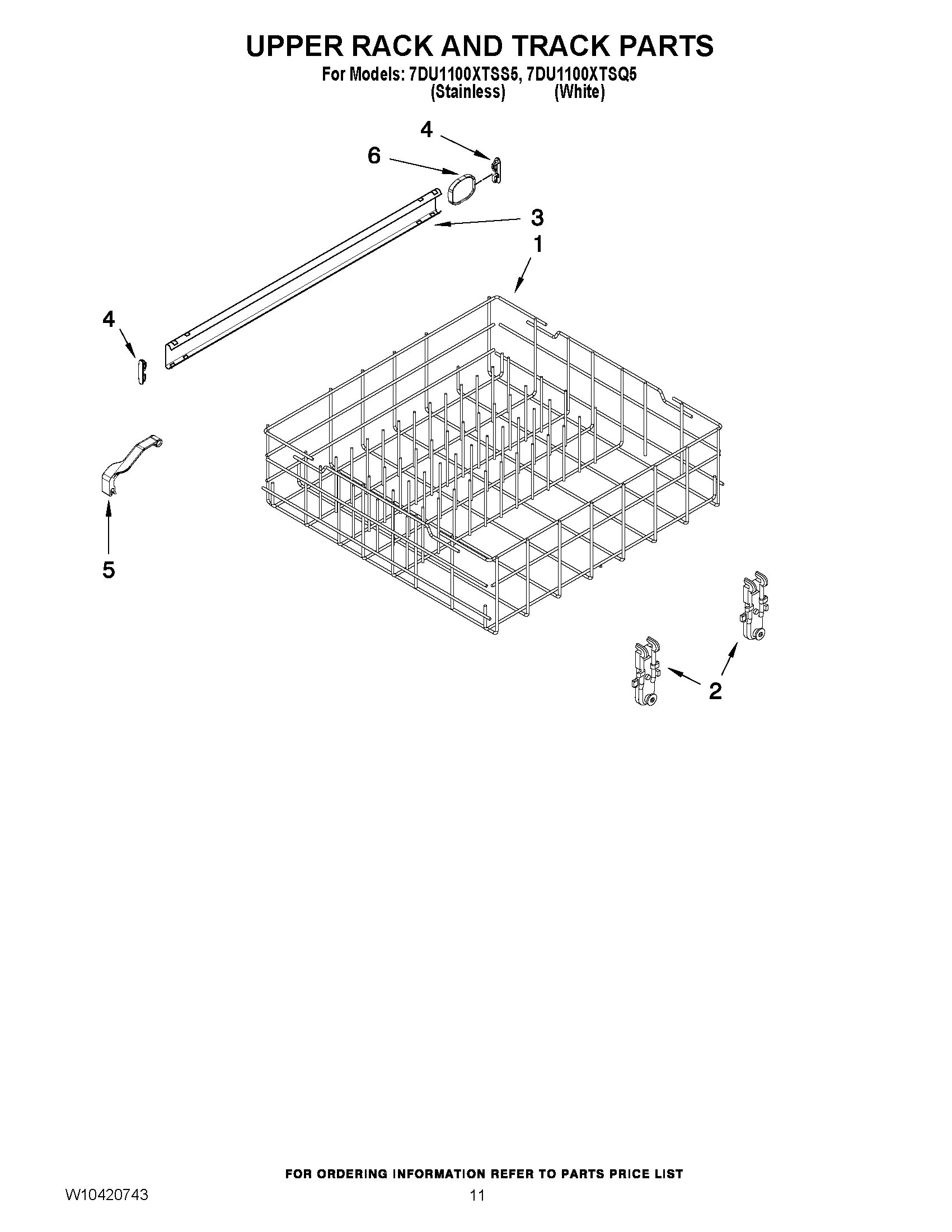 09 - UPPER RACK AND TRACK PARTS