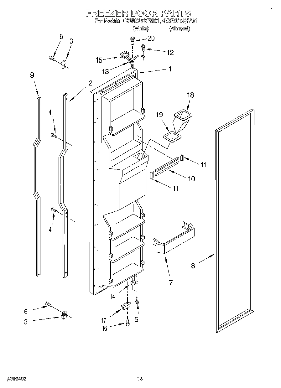 08 - FREEZER DOOR