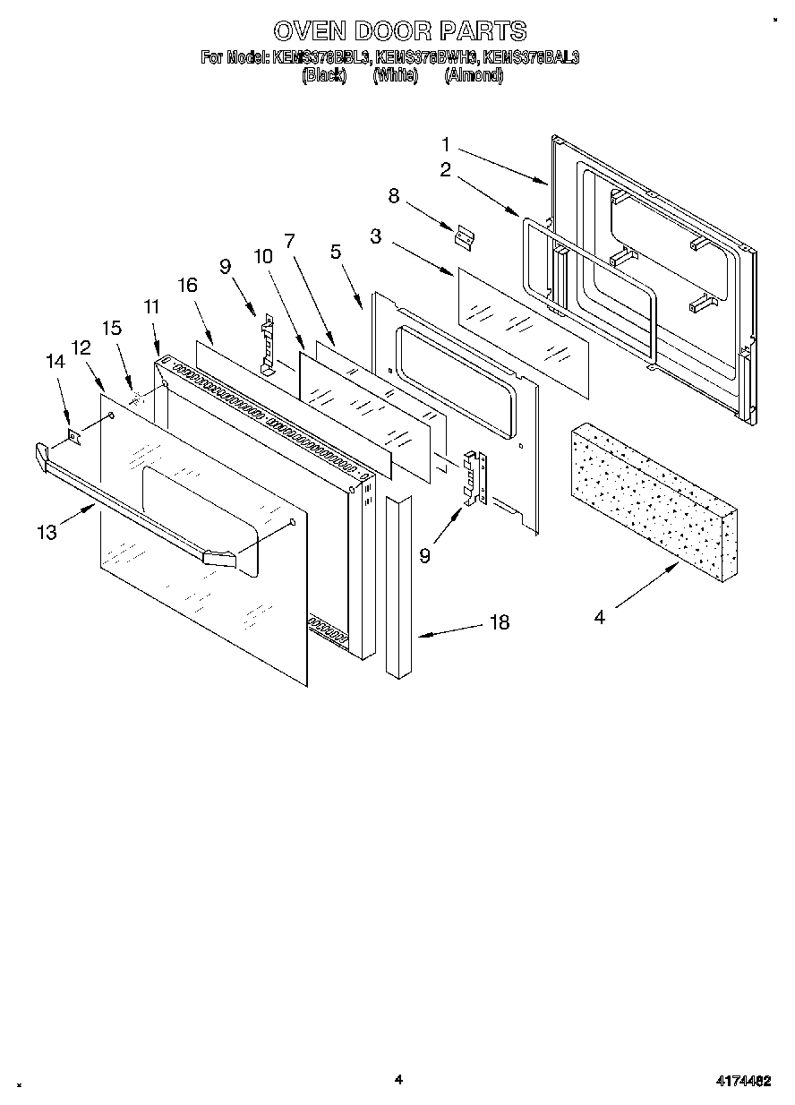 04 - OVEN DOOR
