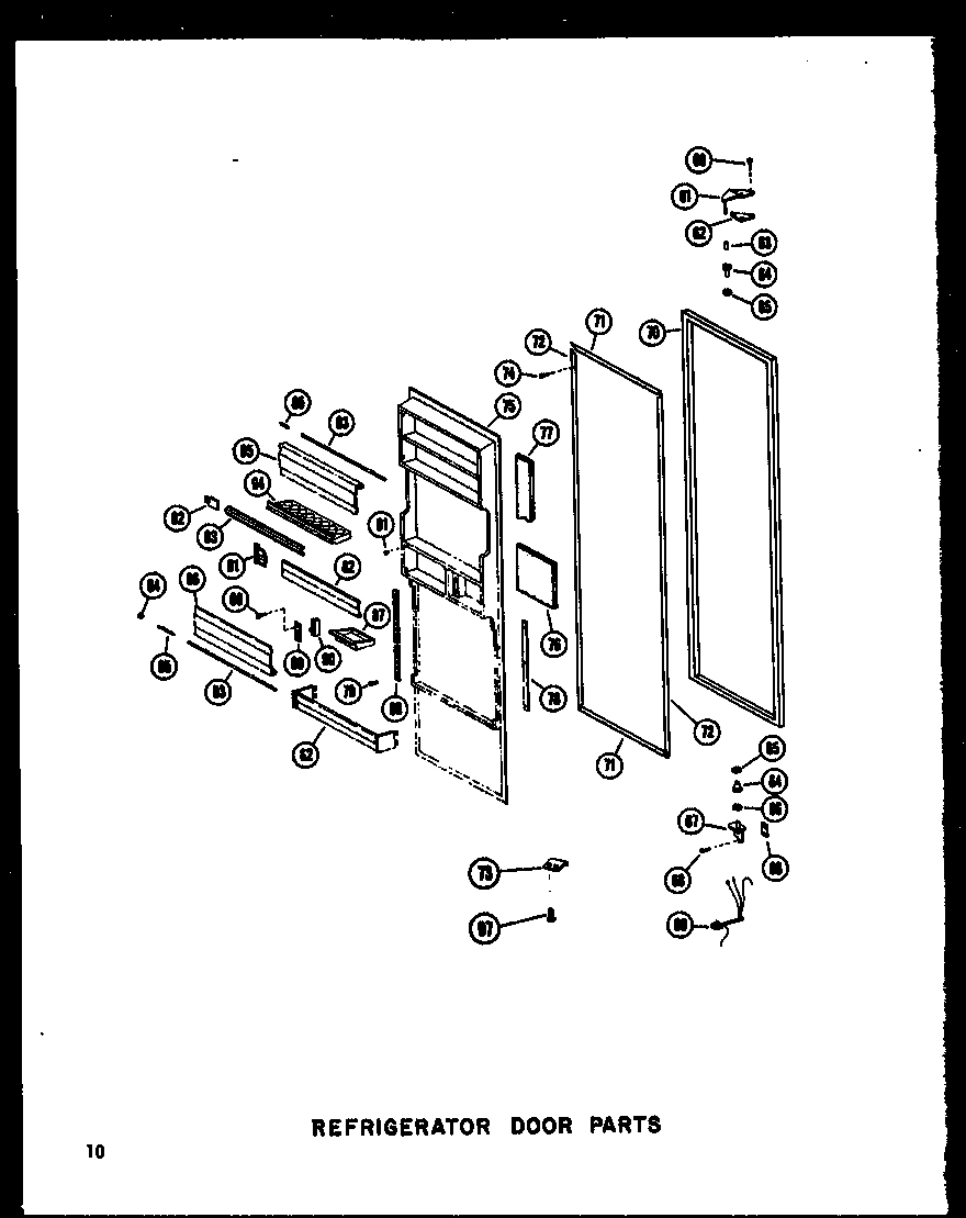 14 - REF DOOR PARTS