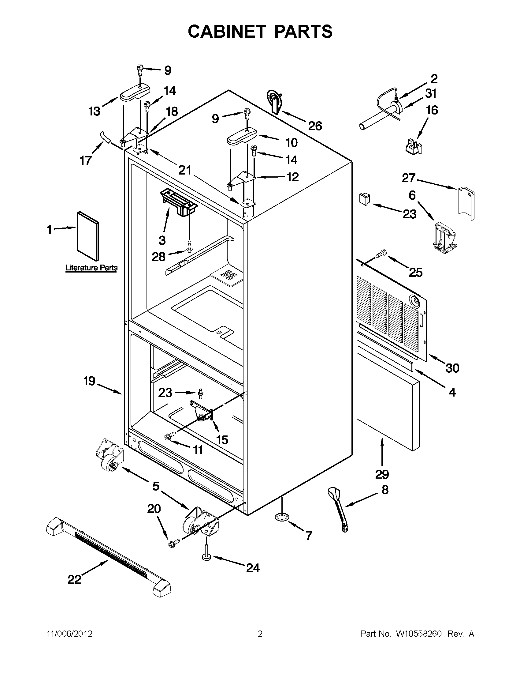 01 - CABINET PARTS