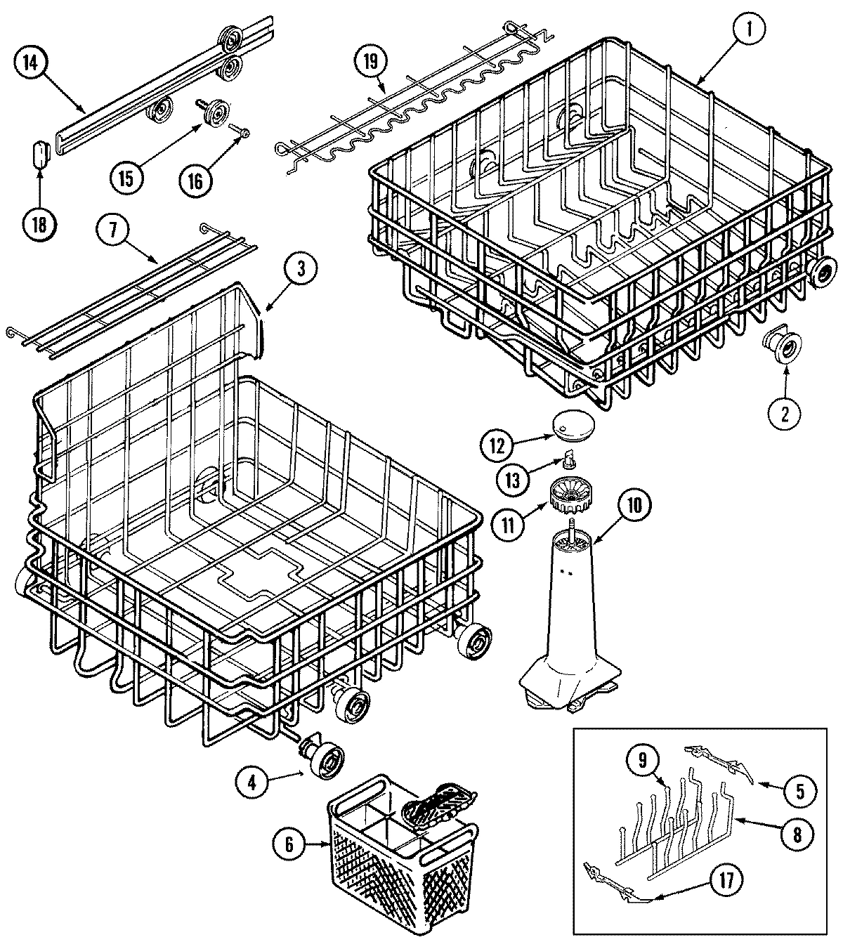 05 - TRACK & RACK ASSEMBLY