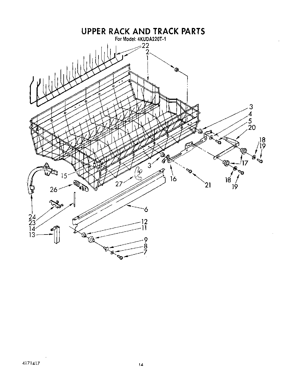 11 - UPPER RACK AND TRACK