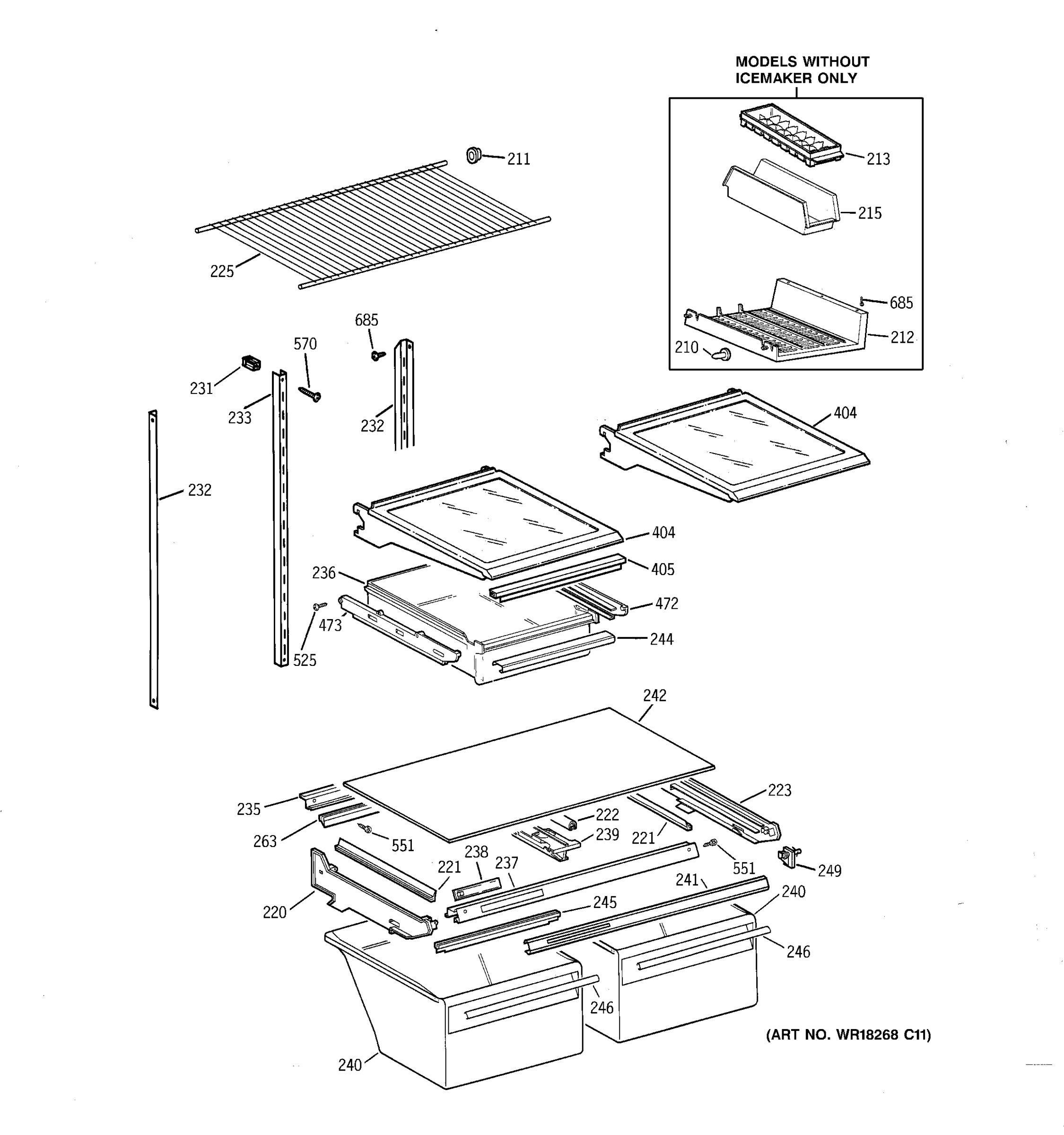 SHELF PARTS