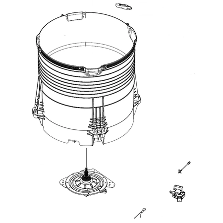 DC97-22834A Samsung Tub Outer Module