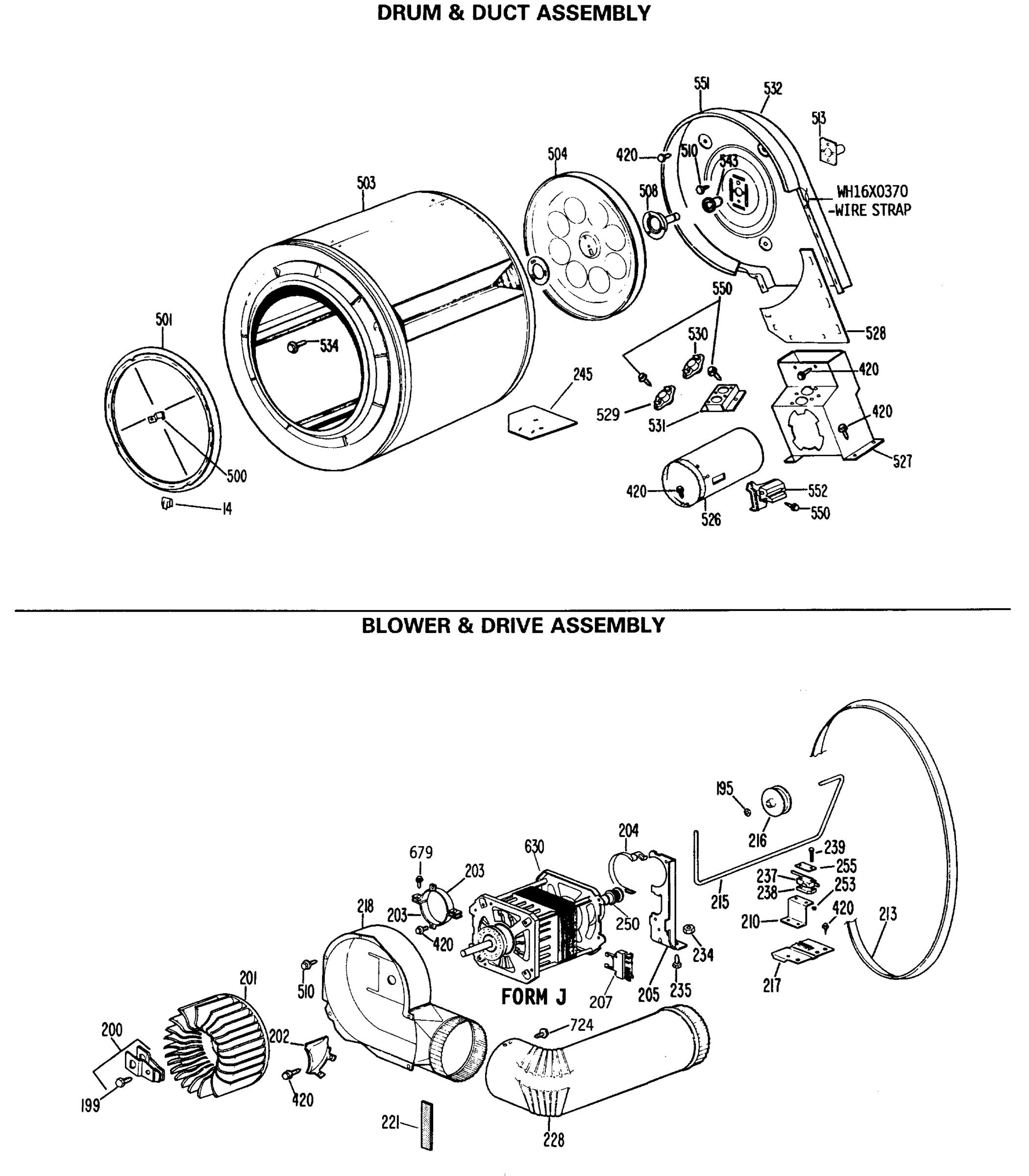 DRUM & DUCT ASSEMBLY