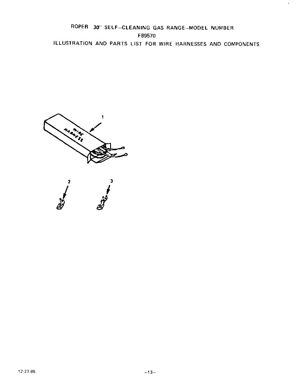 09 - WIRE HARNESS AND COMPONENTS