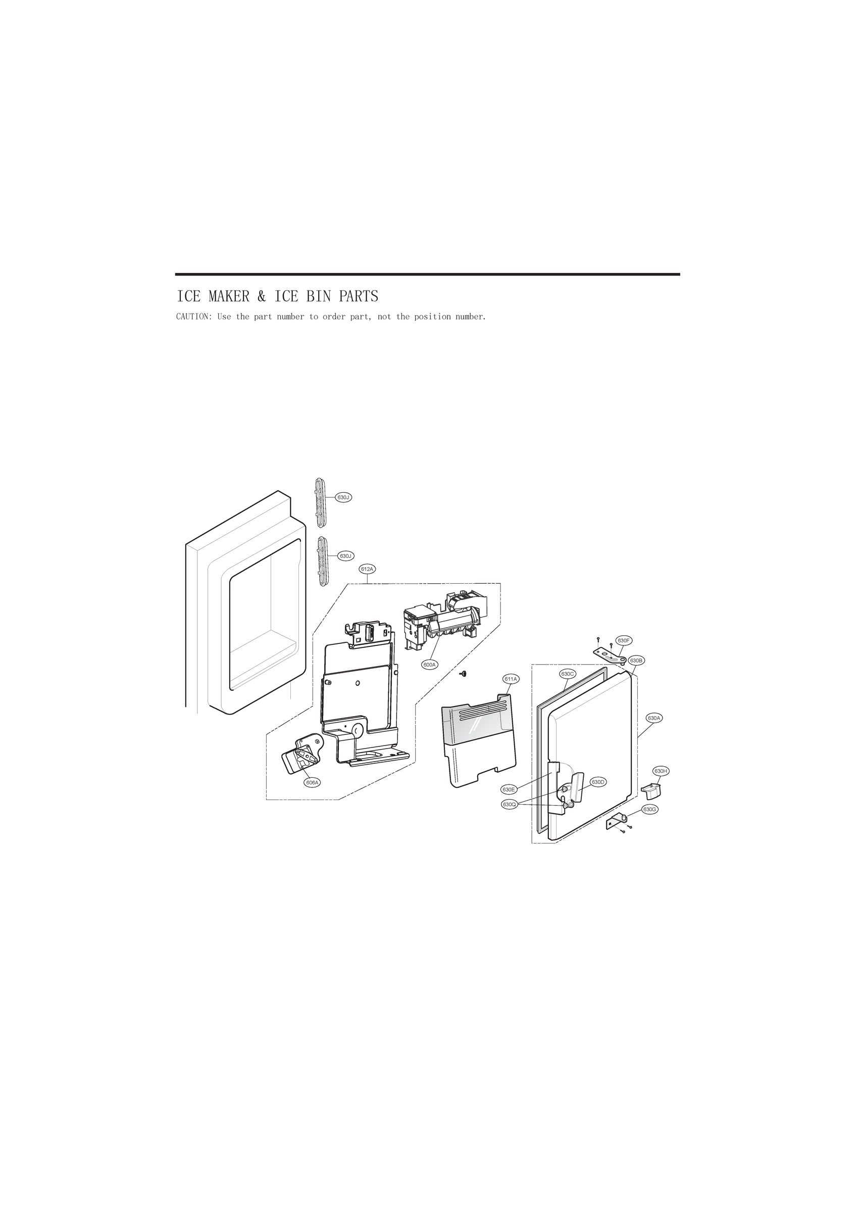 ICEMAKER & ICE BIN PARTS