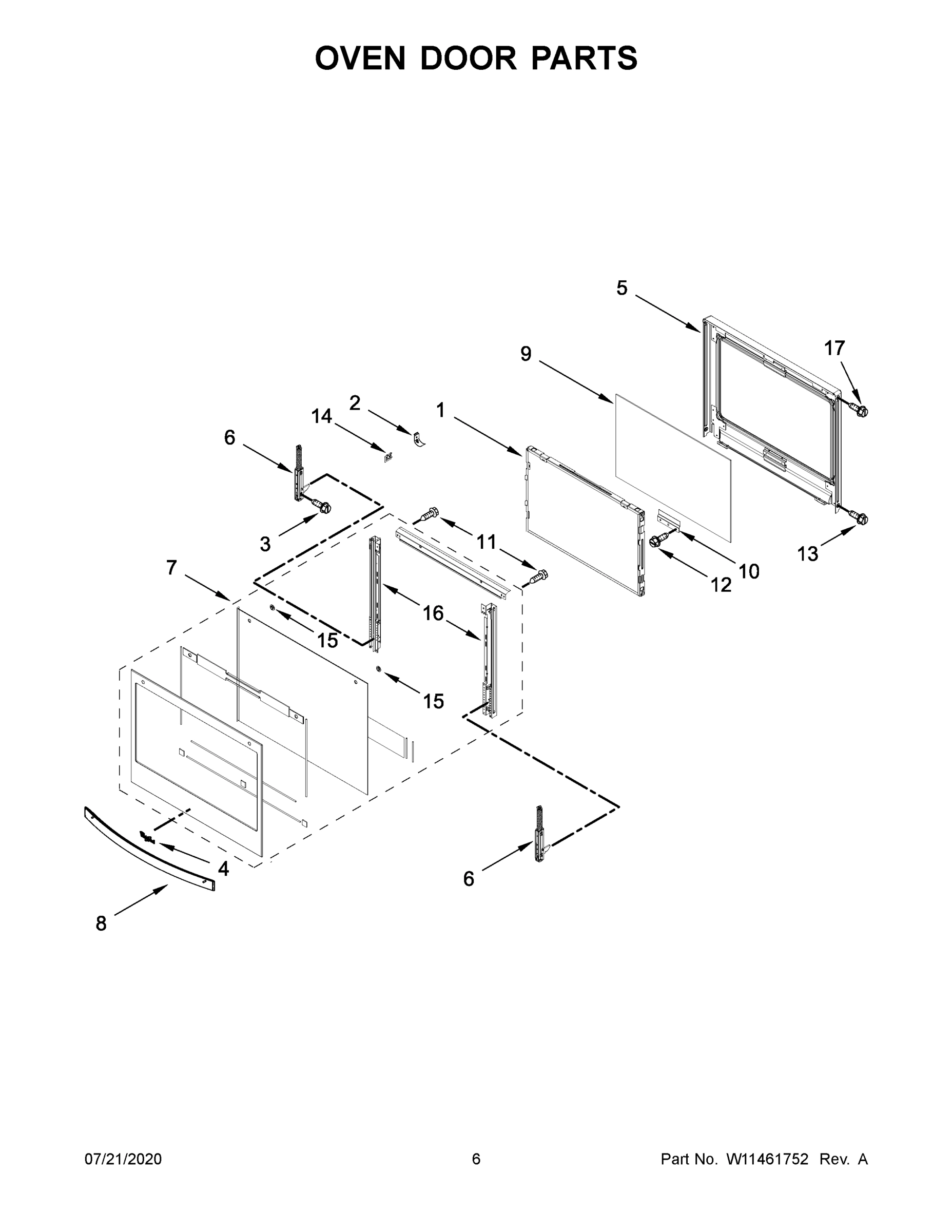 04 - OVEN DOOR PARTS