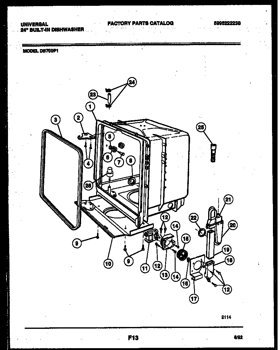 05 - TUB AND FRAME PARTS