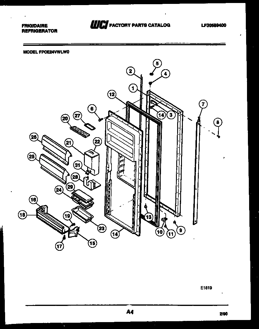 03 - REFRIGERATOR DOOR PARTS