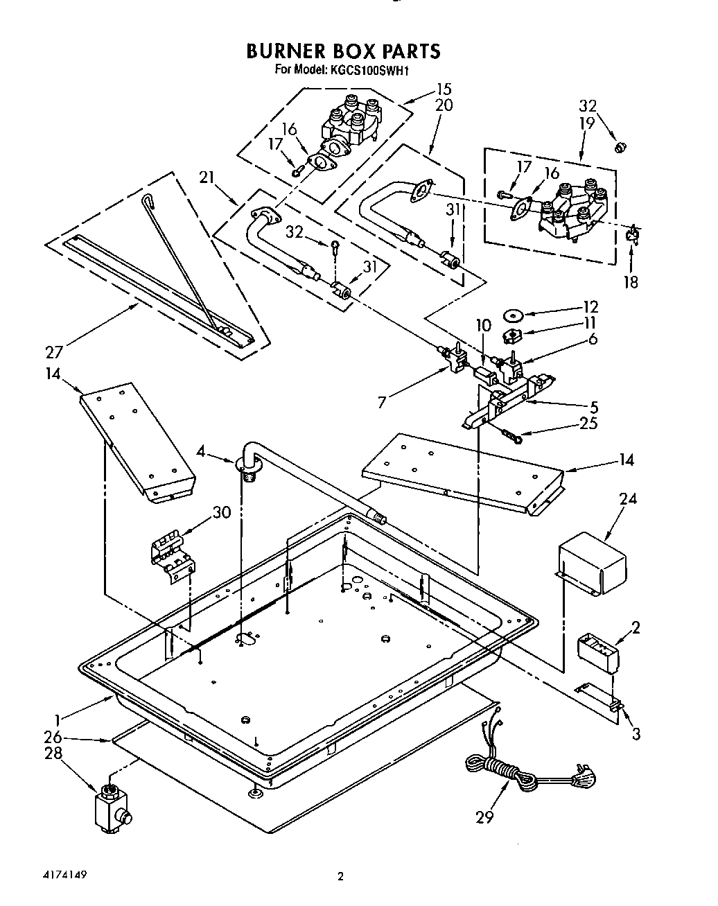 02 - BURNER BOX PARTS