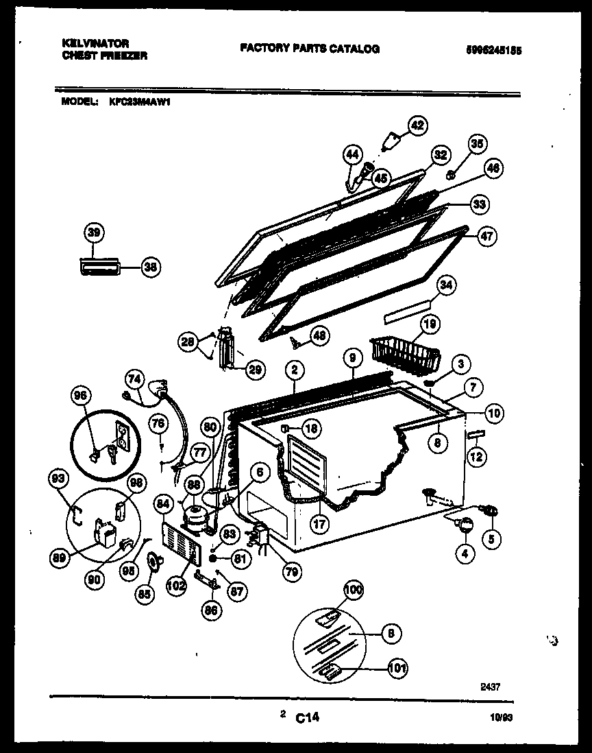 02 - CHEST FREEZER PARTS