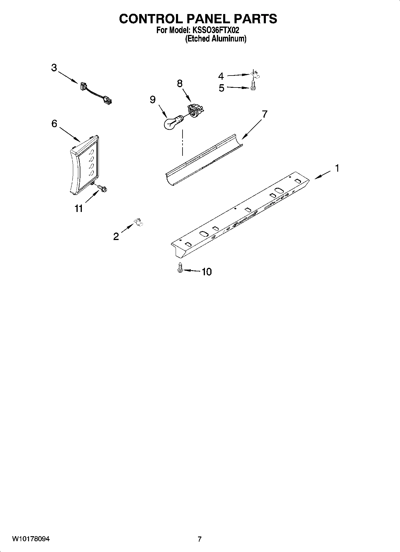 05 - CONTROL PANEL PARTS