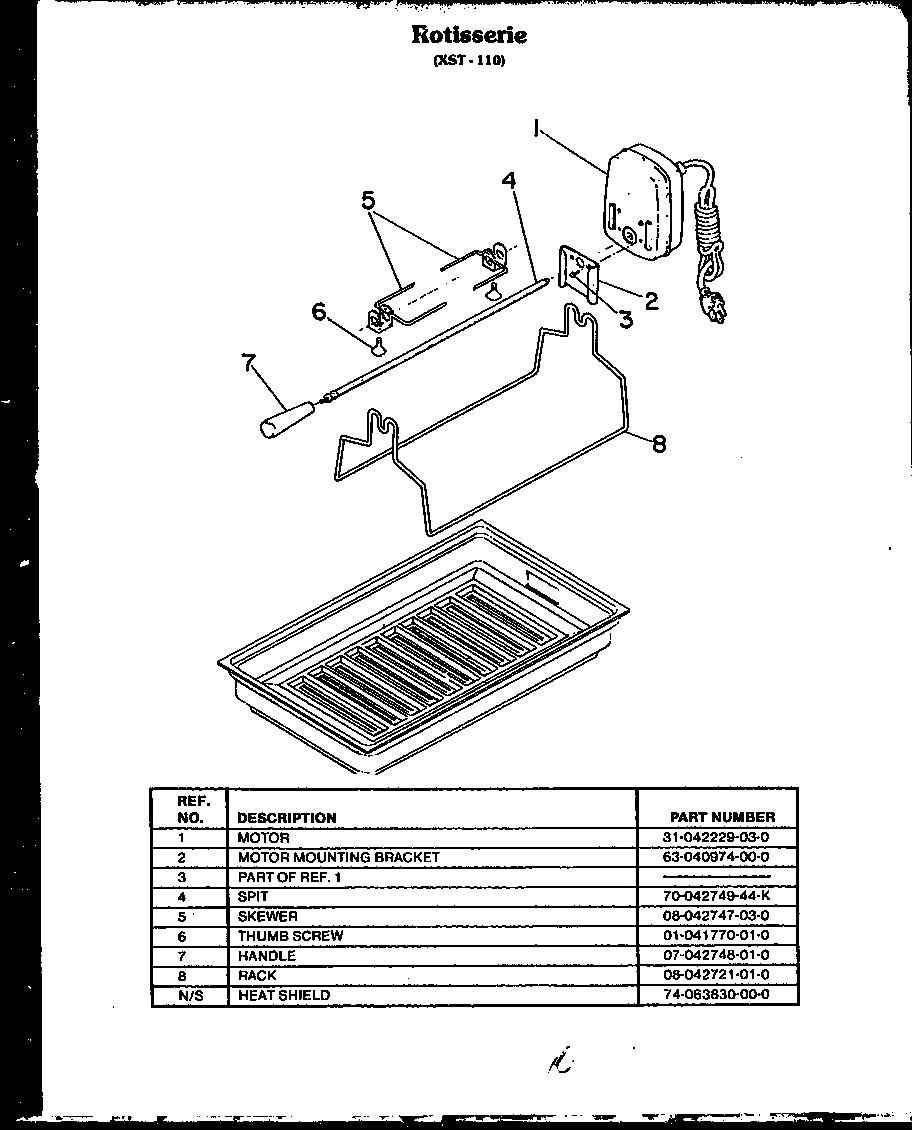 06 - ROTISSERIE (XST-110)