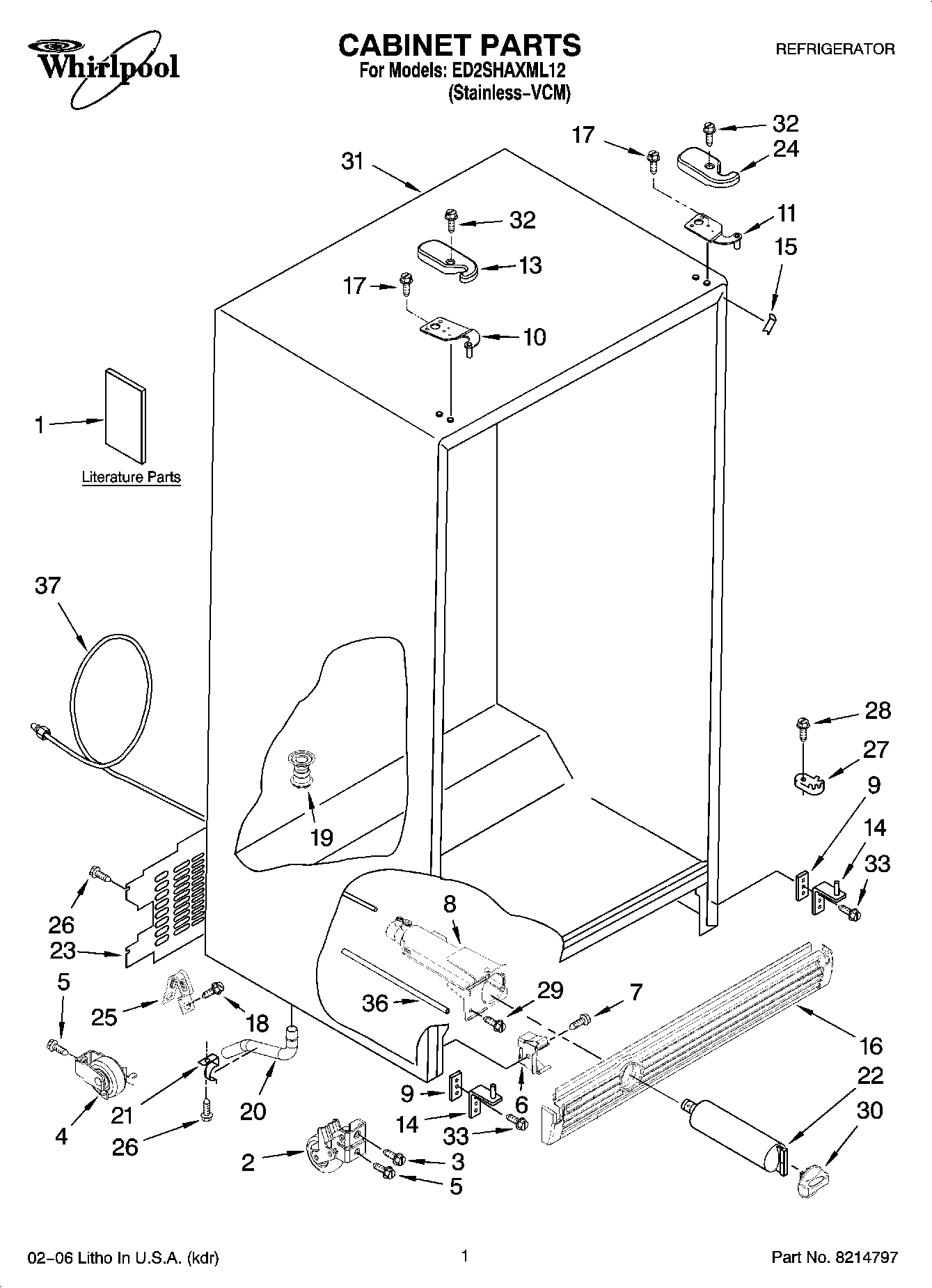 01 - CABINET PARTS
