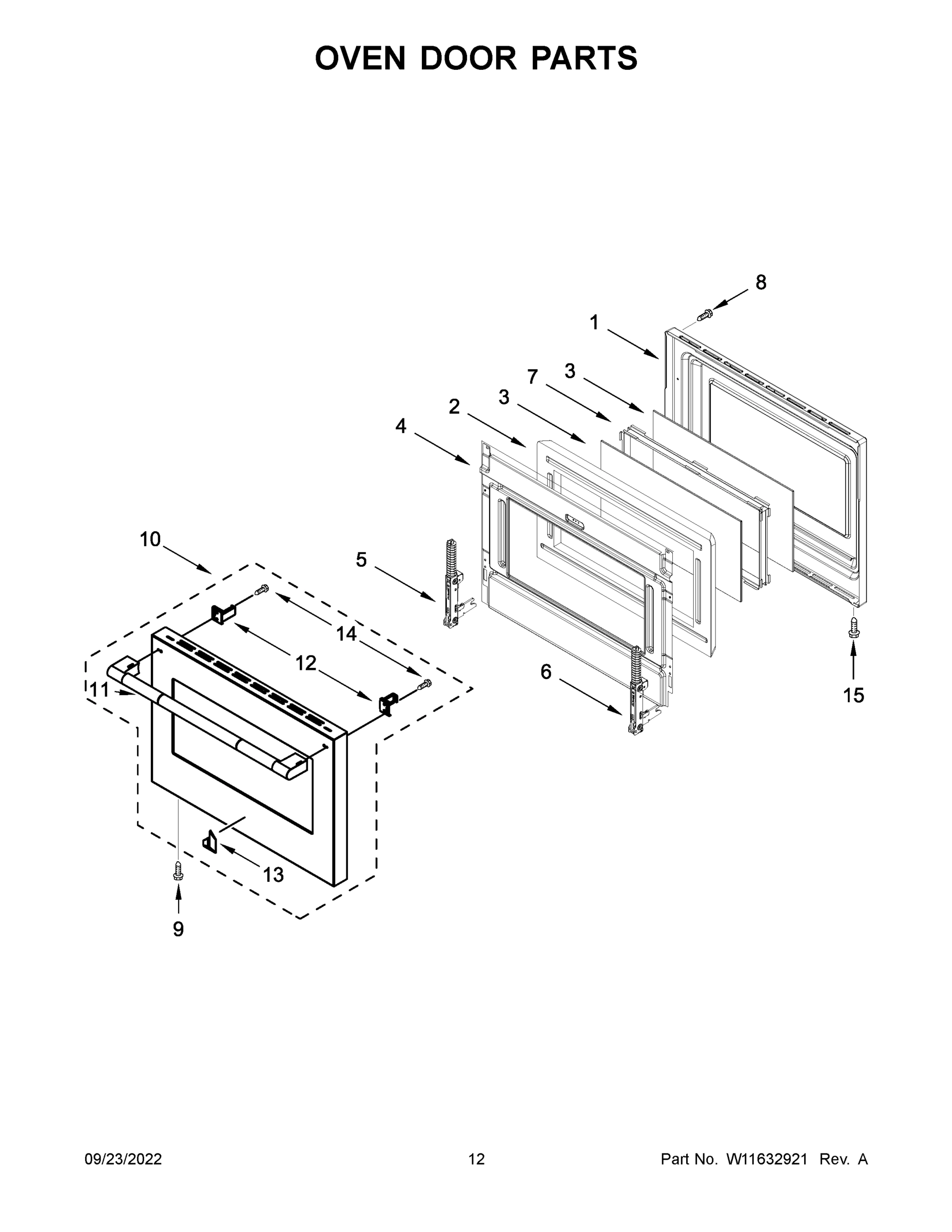 07 - OVEN DOOR PARTS
