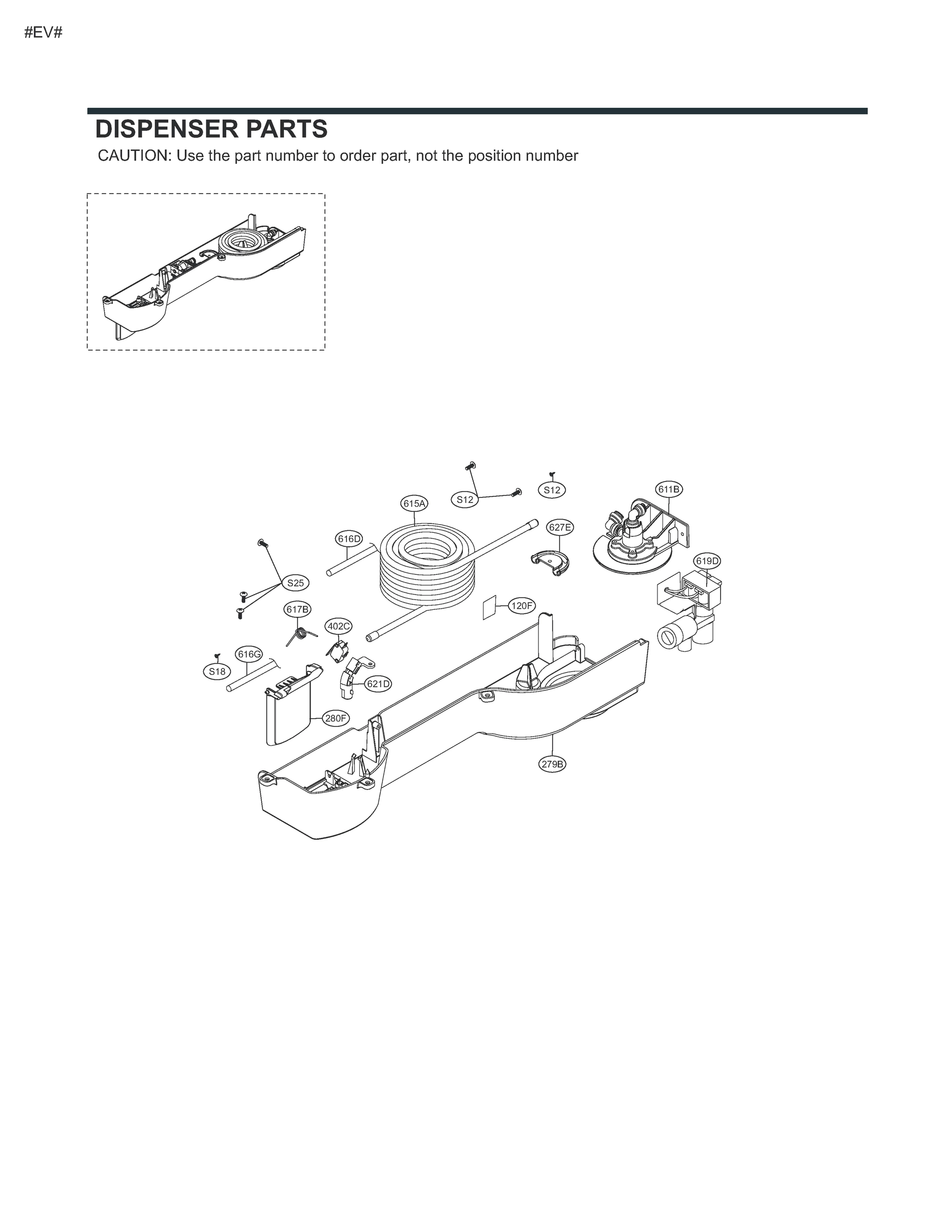 DISPENSER PARTS