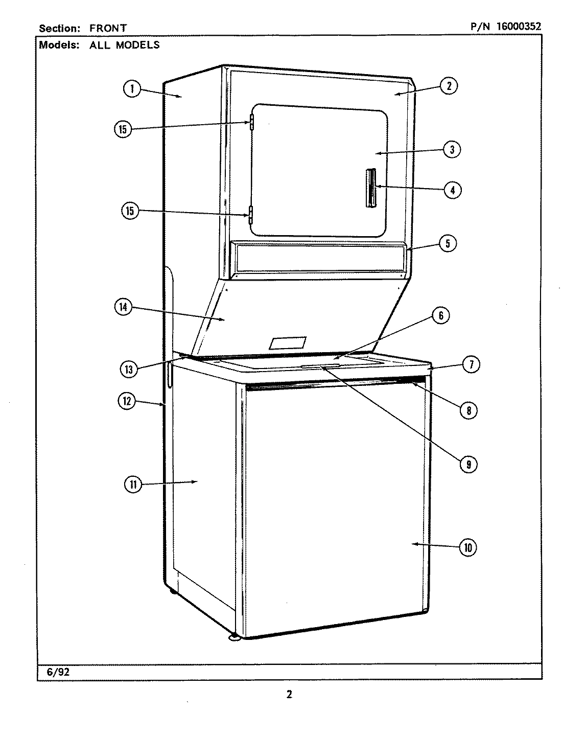 12 - FRONT VIEW (LSE9900AEx)