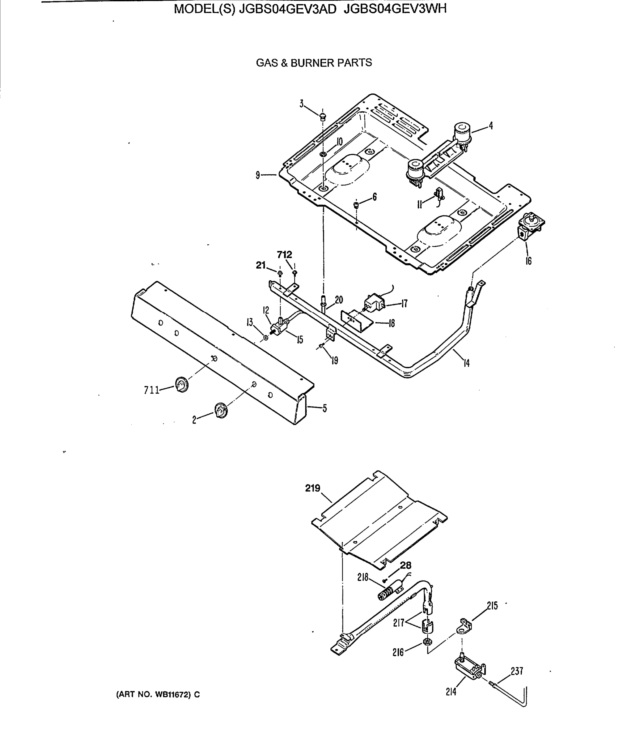 GAS & BURNER PARTS