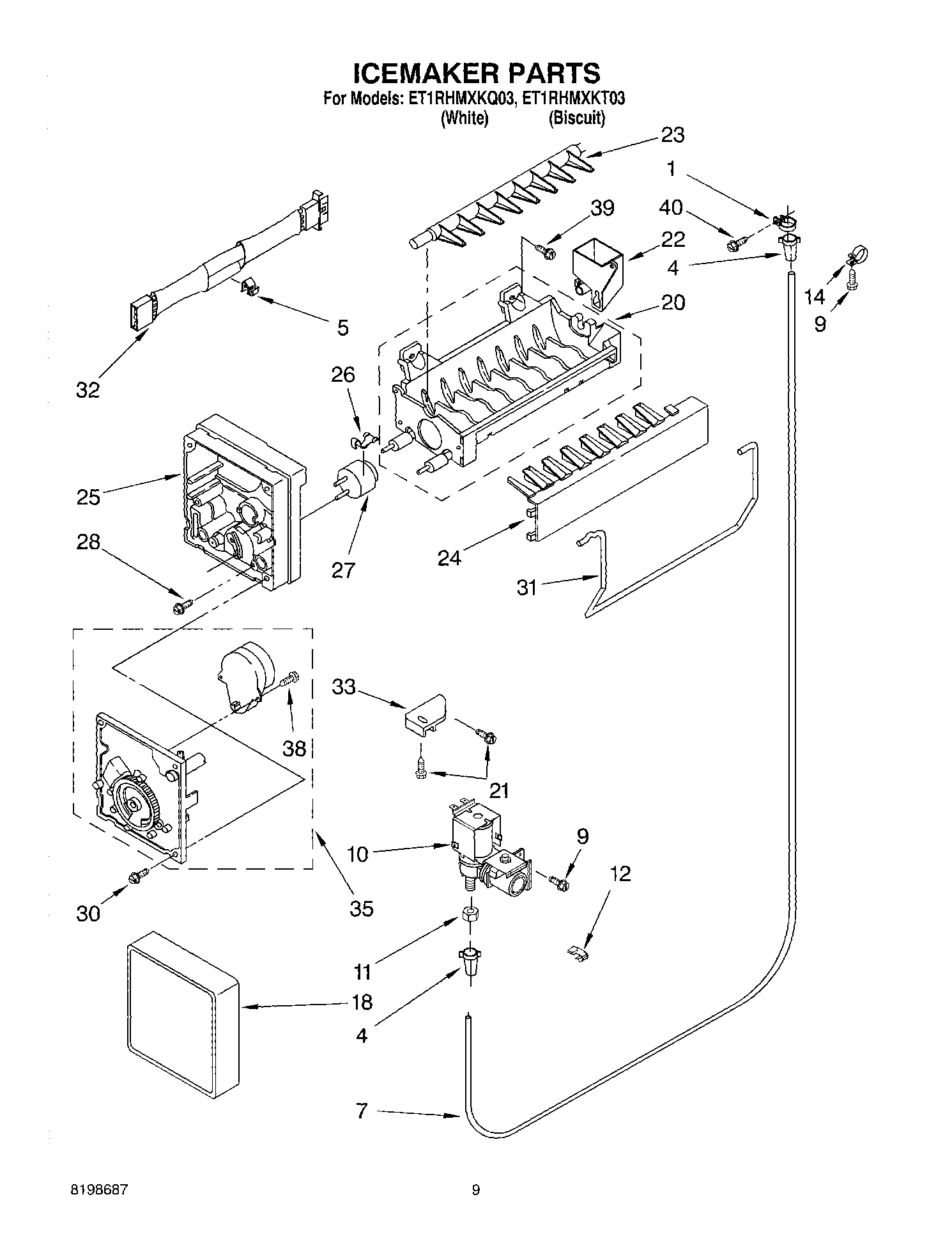 05 - ICEMAKER PARTS