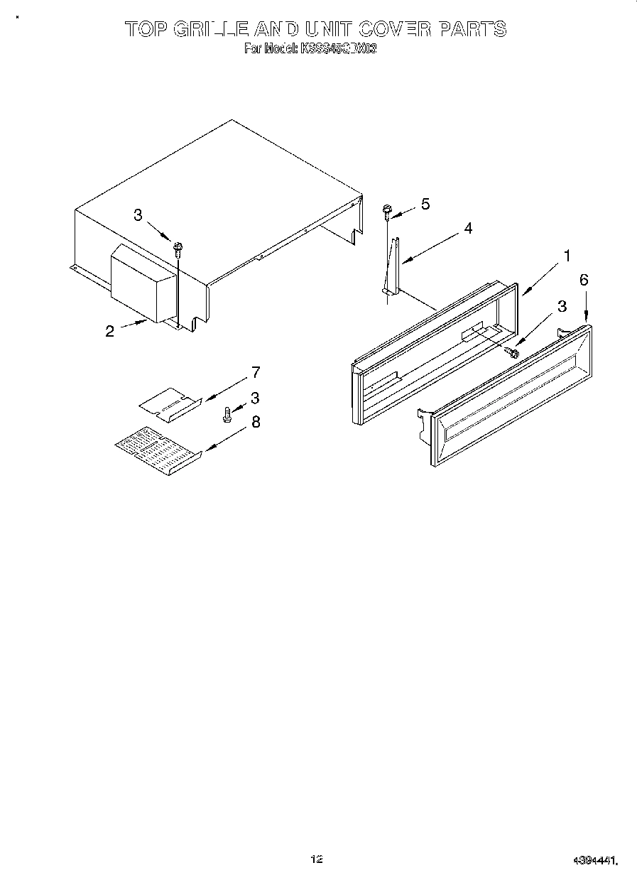 09 - TOP GRILLE AND UNIT COVER