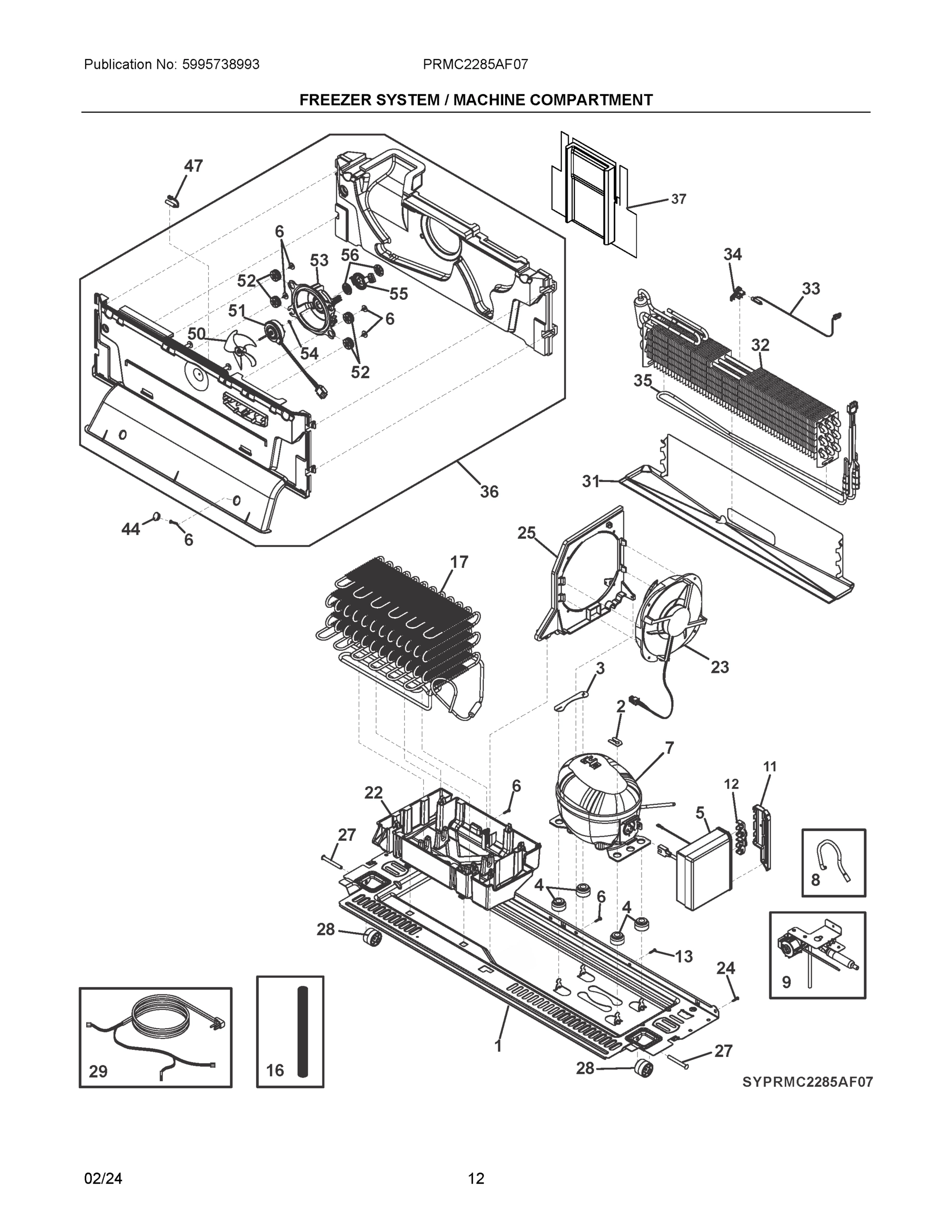 07 - FREEZER SYSTEM / MACHINE COMPARTMENT