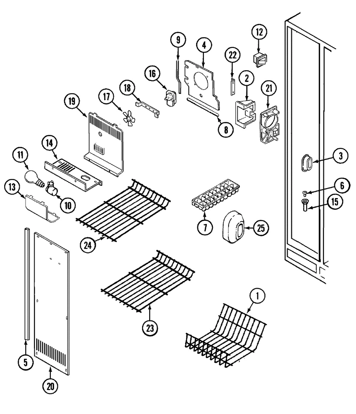 01 - FREEZER COMPARTMENT