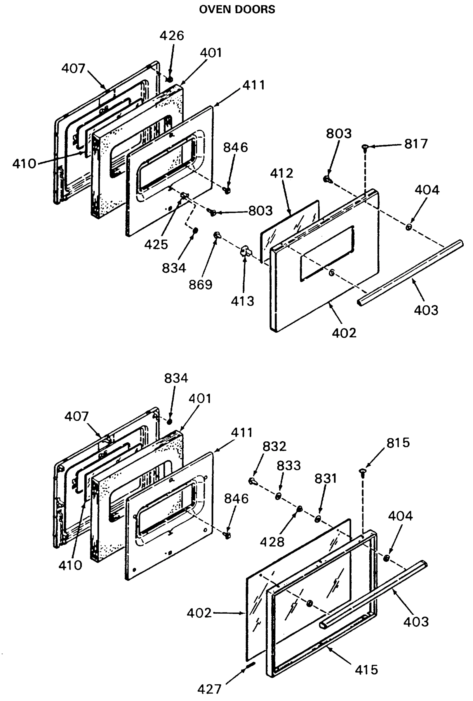 OVEN DOORS