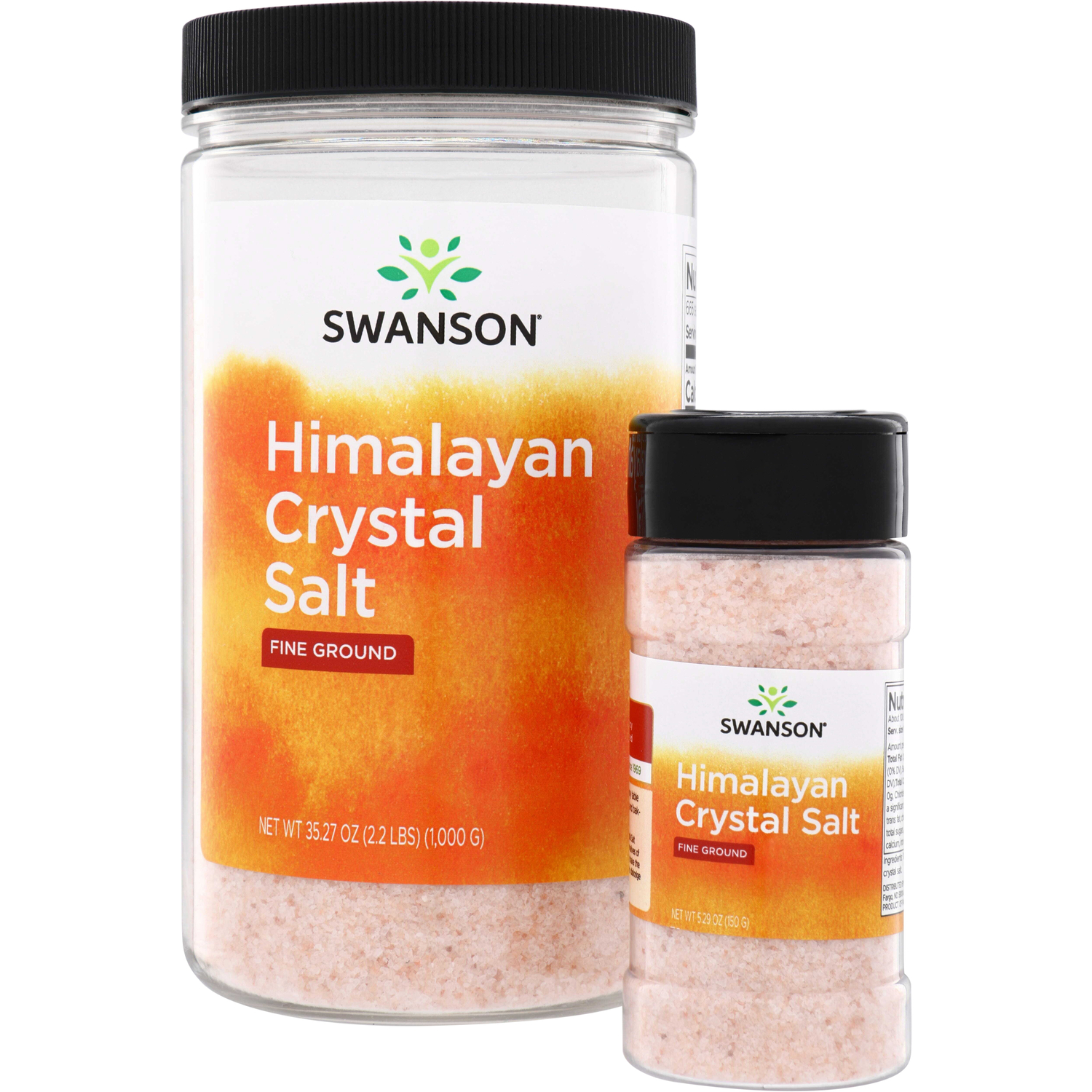 Swanson Vitamins Himalayan Crystal Salt Combo Pack - Fine Ground Vitamin | 1 Kit