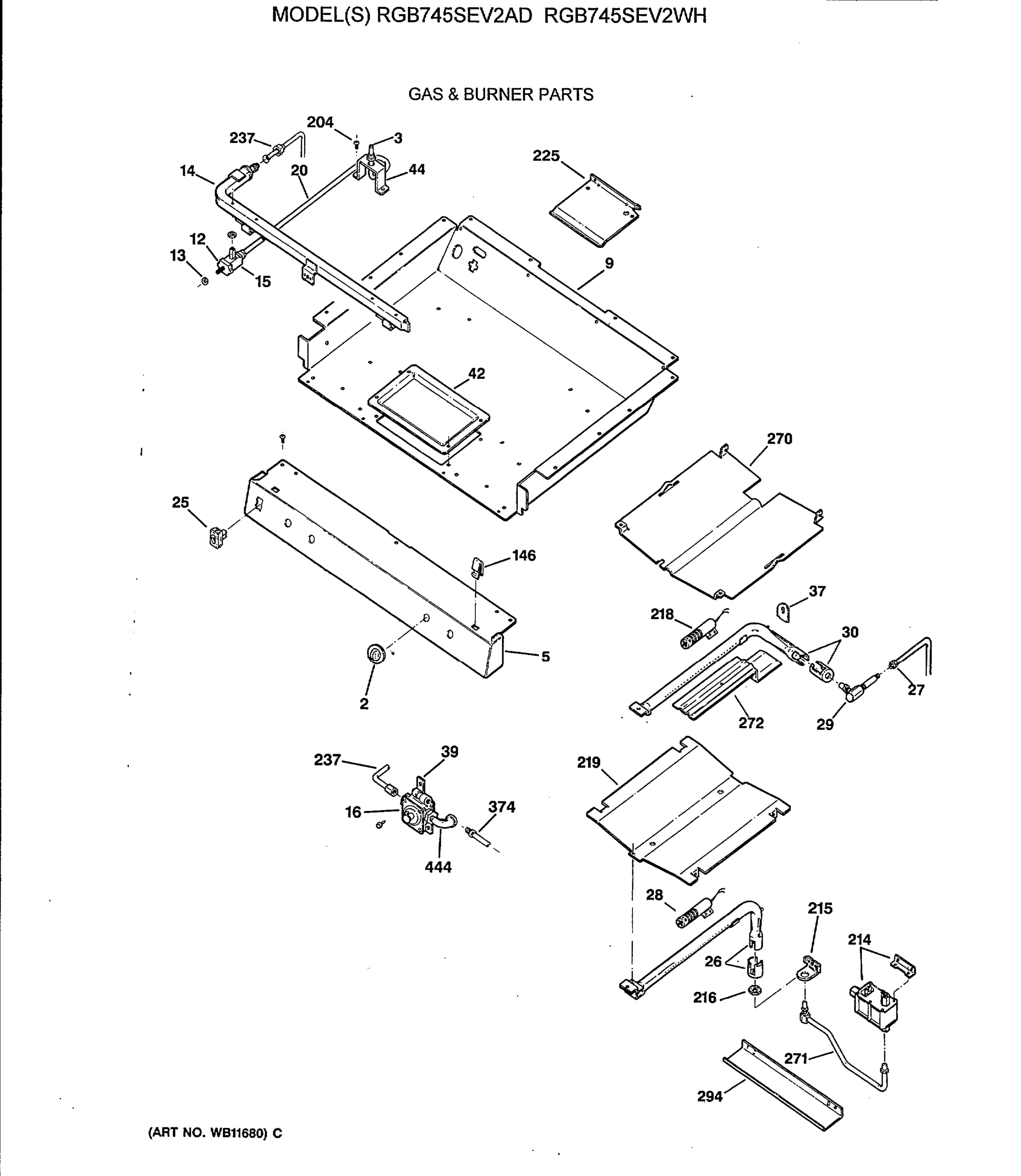 GAS & BURNER PARTS