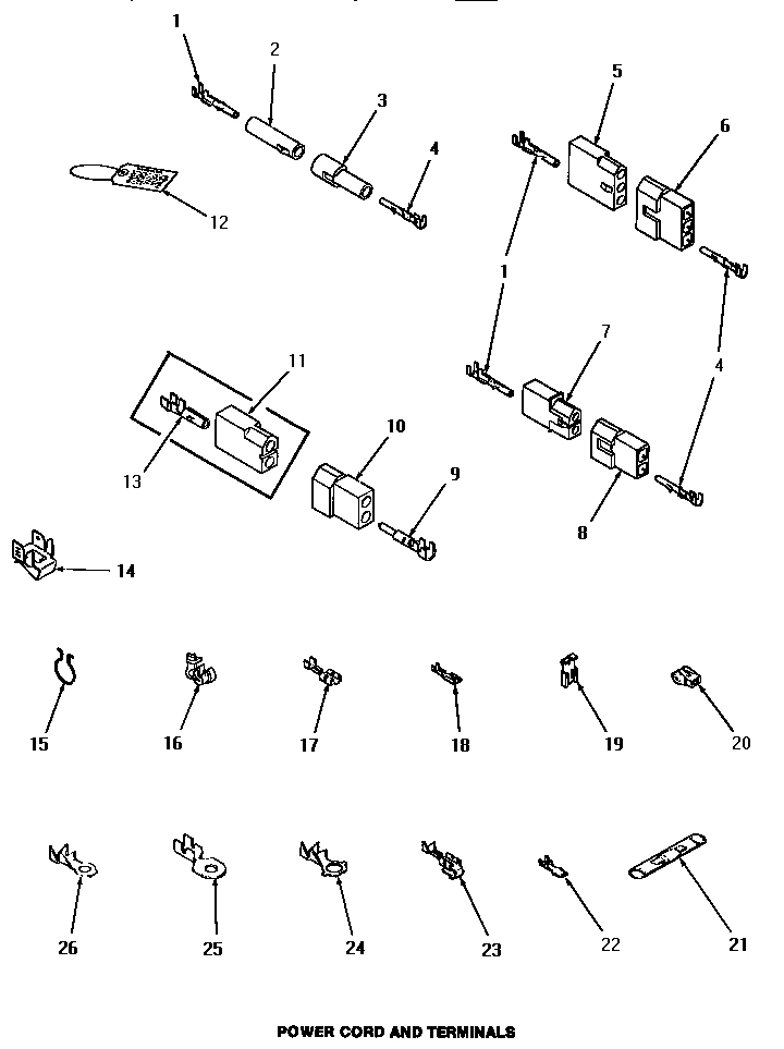 10 - POWER CORD & TERMINALS